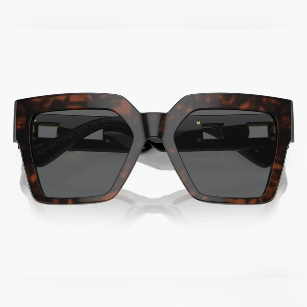 Versace Black Sunglasses with Gold Medusa Detail Havana $520