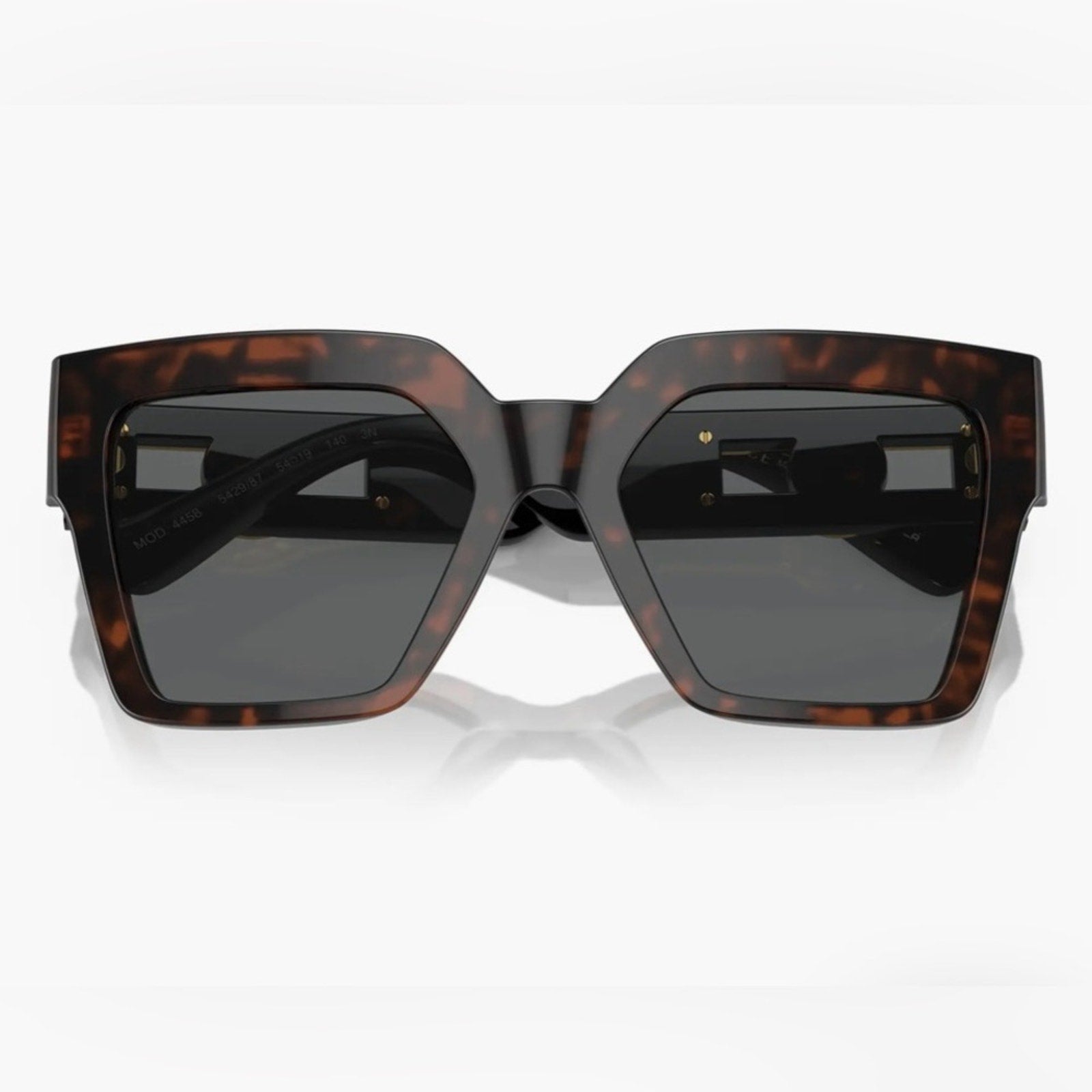 Versace Black Sunglasses with Gold Medusa Detail Havana $520