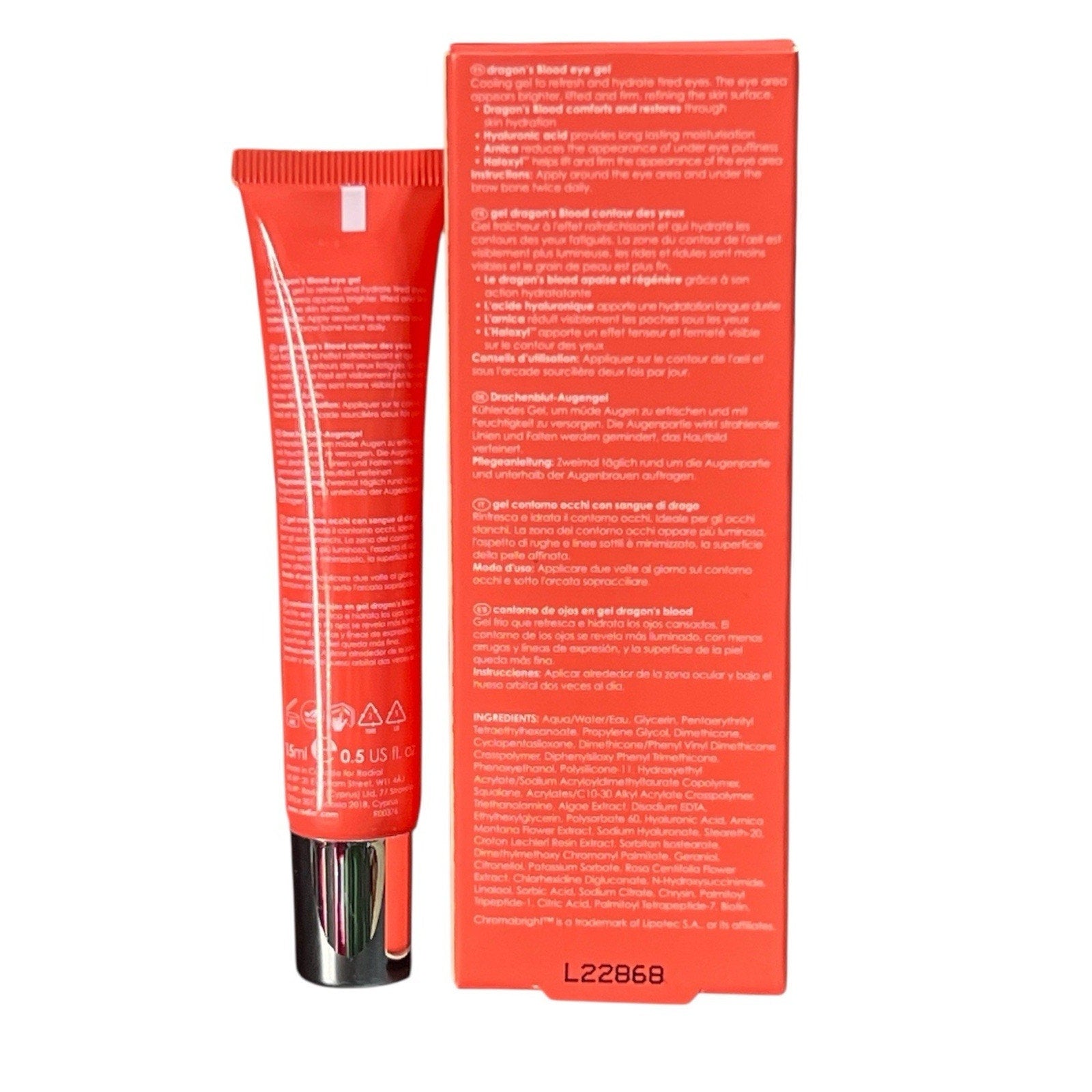 Rodial Dragons Blood Eye Gel .5 Oz New In Box