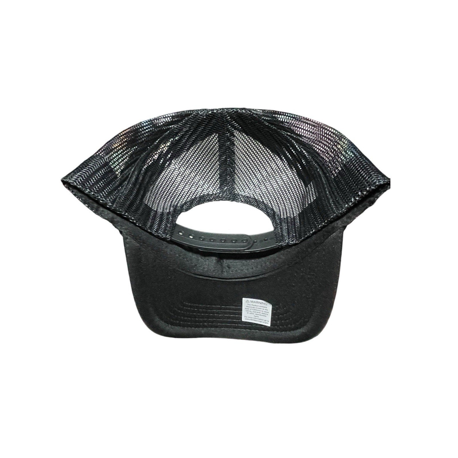 Lake Tahoe Black Mesh Snapback Hat New