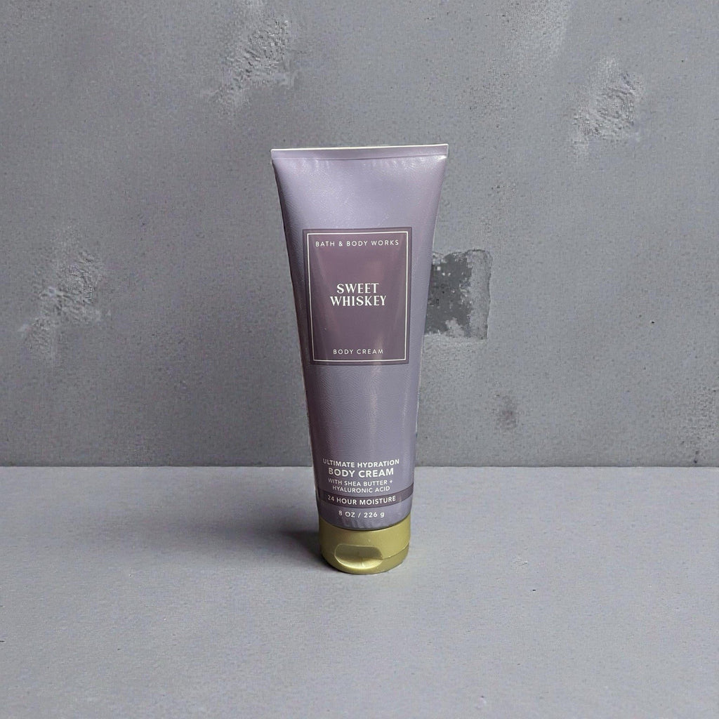 Bath And Body Works Aromatherapy Sweet Whiskey Body Cream 8 Oz New