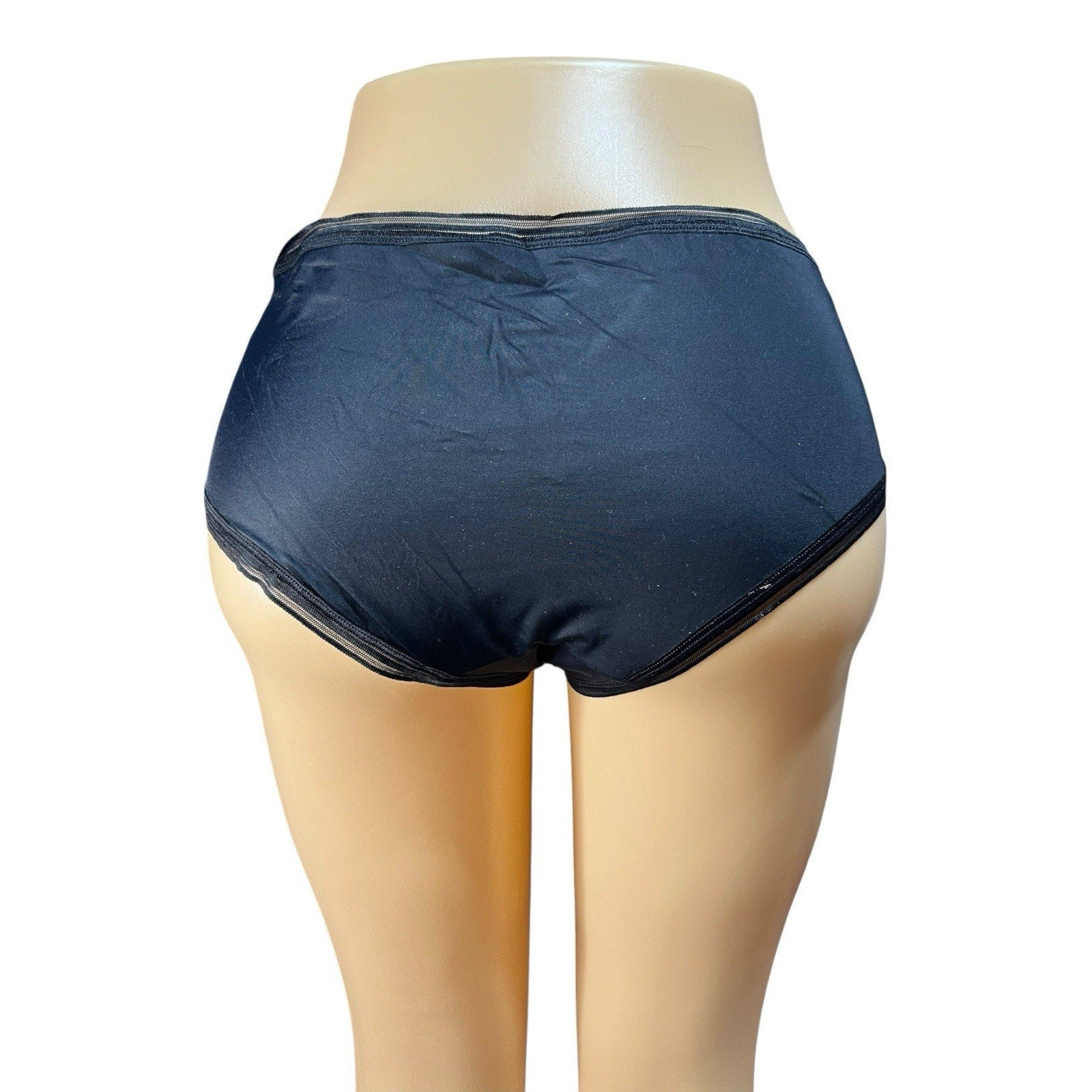 Thinx Cheeky Period Light Absorbency Underwear in Black Size XL