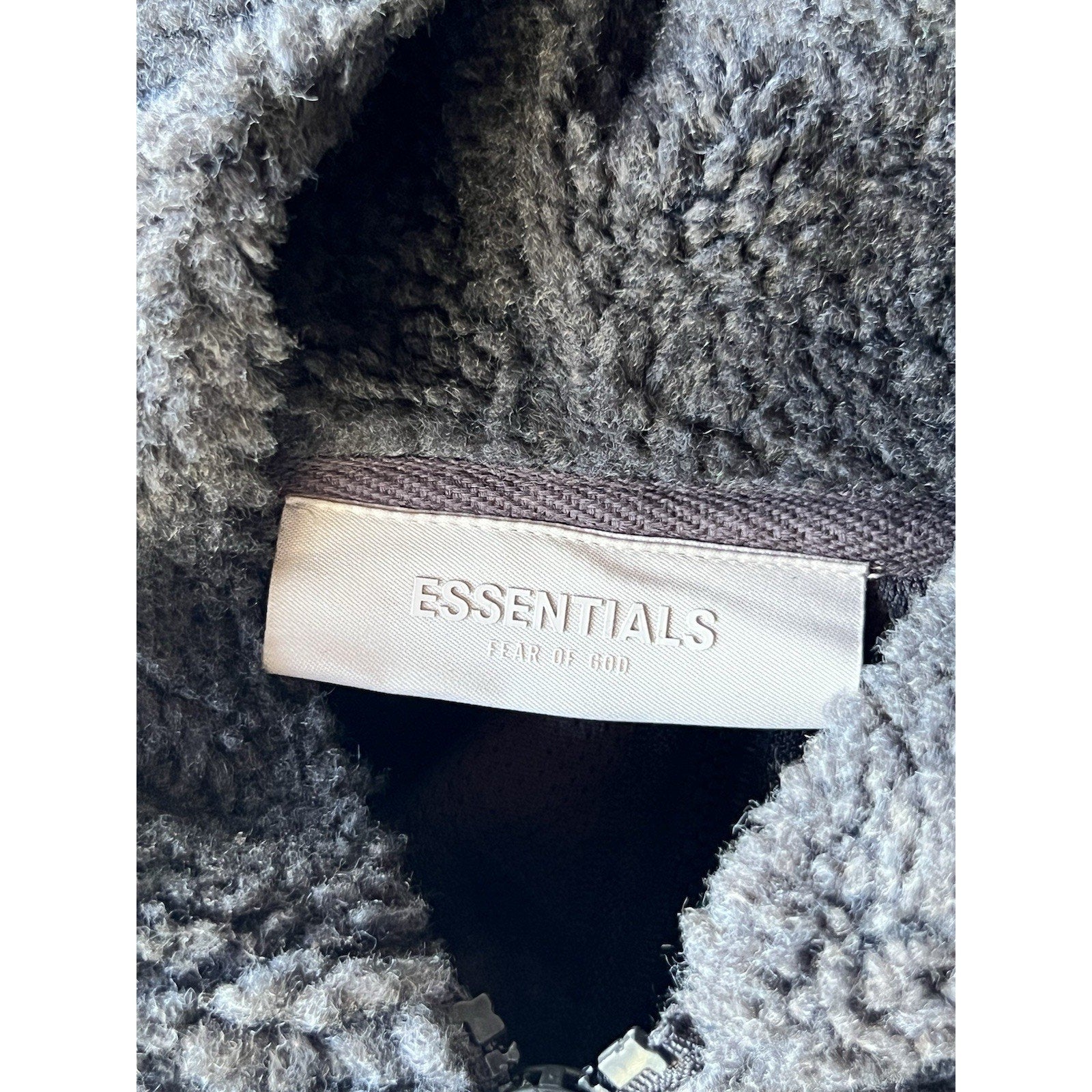 Fear of God Essentials Polar Fleece Half-Zip Hoodie Size M NWOT