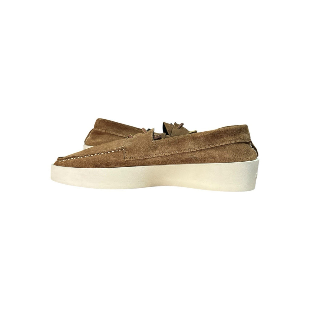 Fear of God Boat Sneakers in sigaro suede Mens Shoe Size 9
