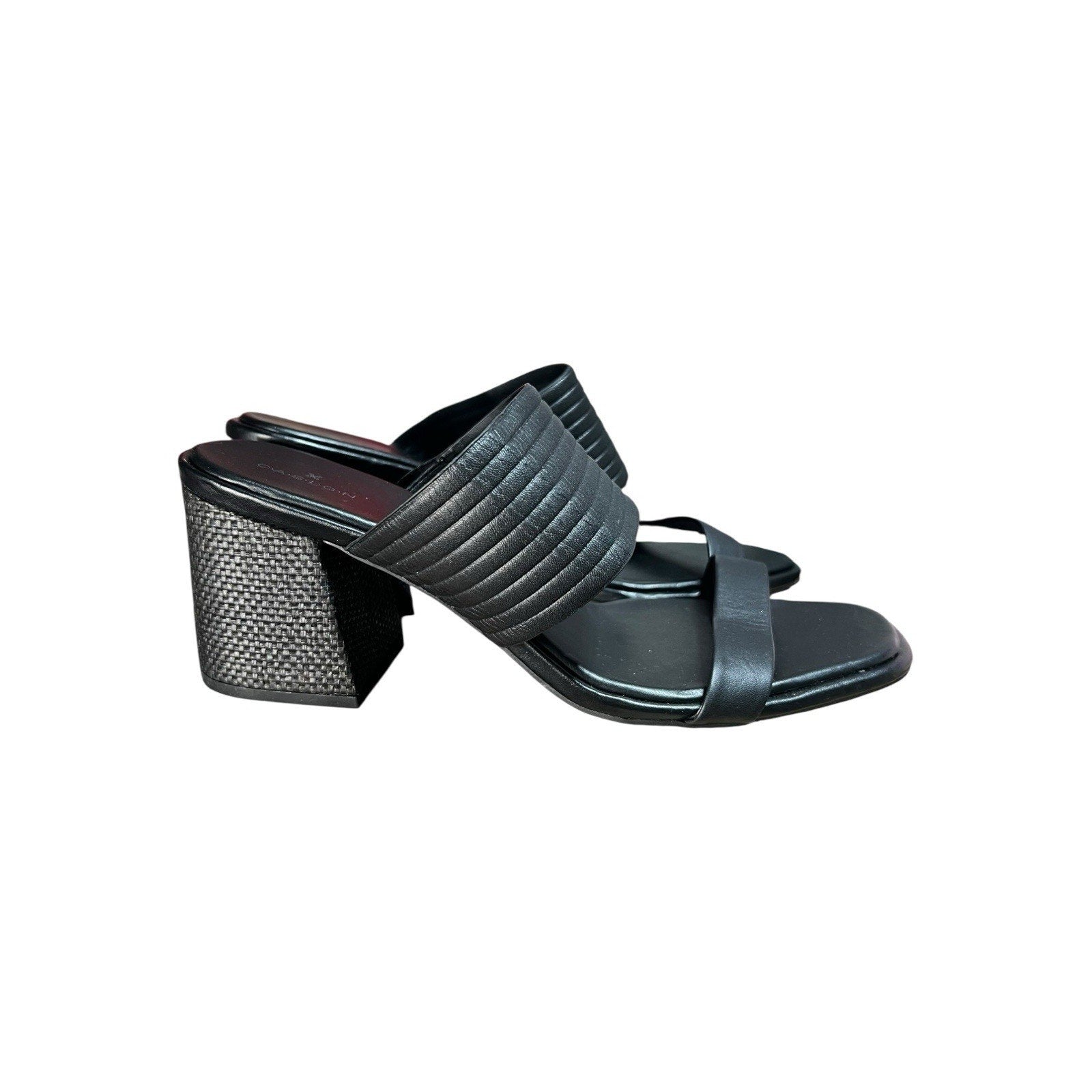Caslon Lamia slide sandals in black Eomens Shoe Size 12M