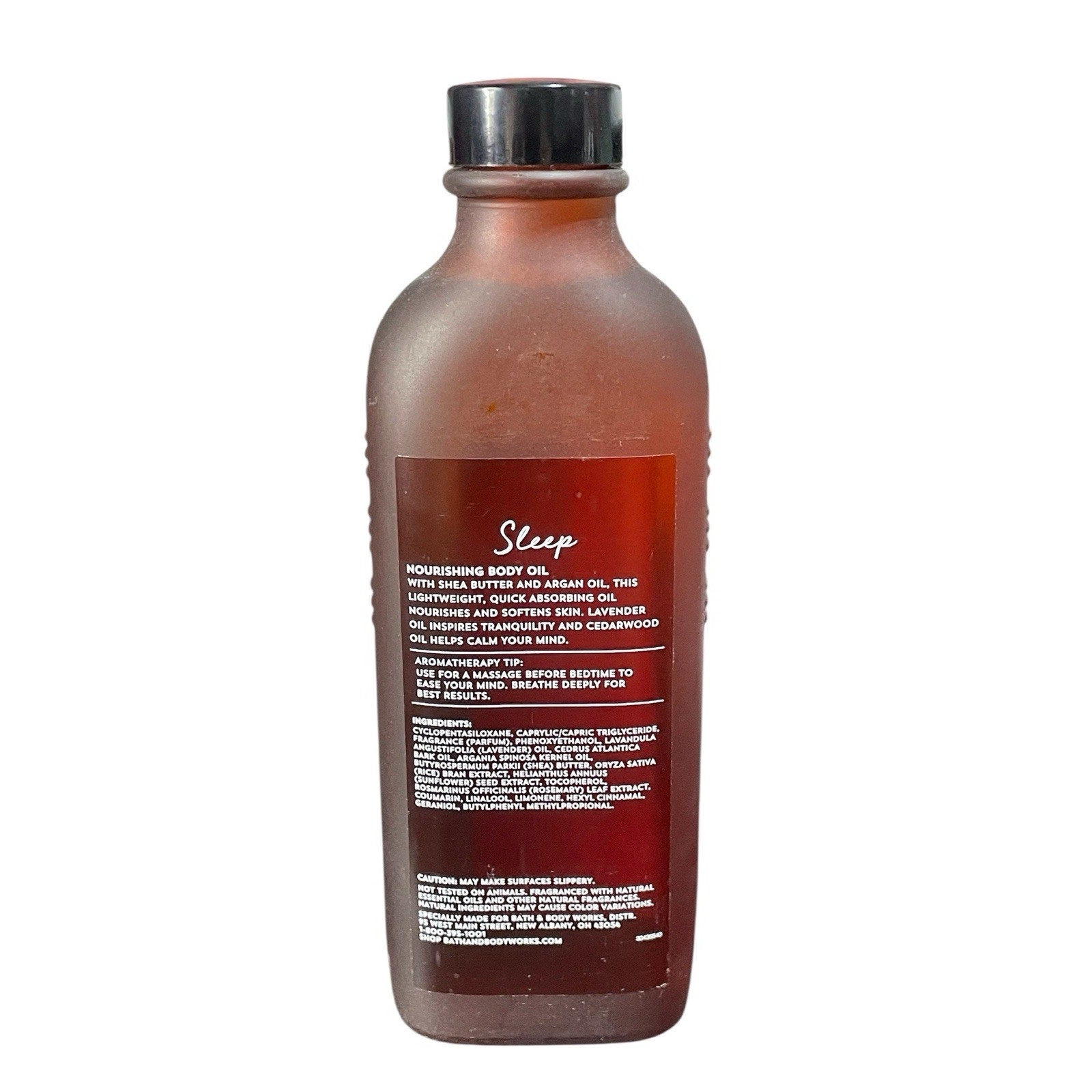 Bath & Body Works Aromatherapy Sleep Lavender Cedarwood Body Oil: Rare Find,