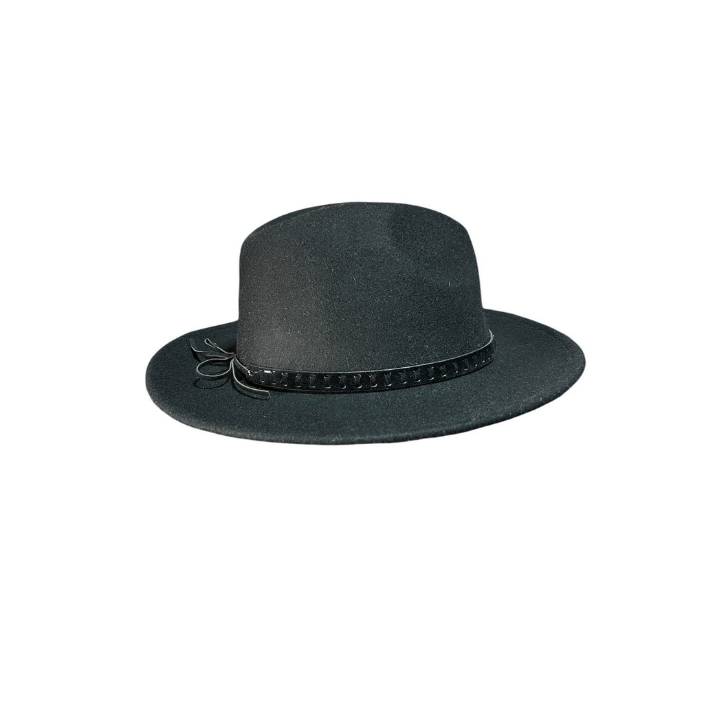 Treasure And Bond 100% Wool Black Fedora Hat NWT MSRP $49
