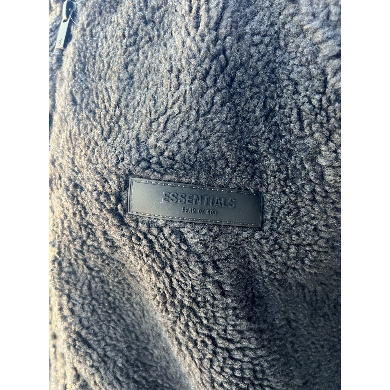 Fear of God Essentials Polar Fleece Half-Zip Hoodie Size M NWOT