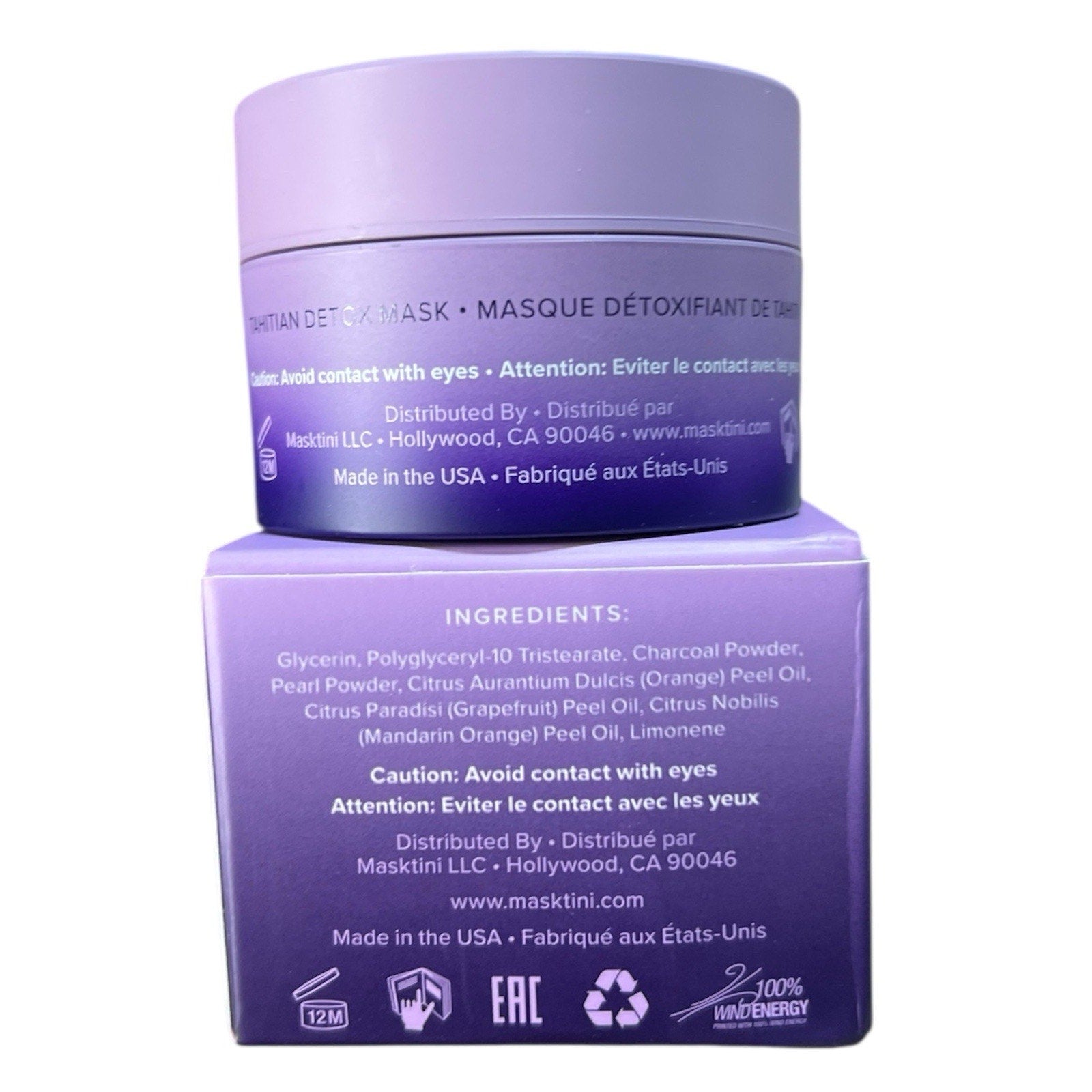Masktini Gone Girl Tahitian Detox Mask 1.7 Oz New MSRP $75