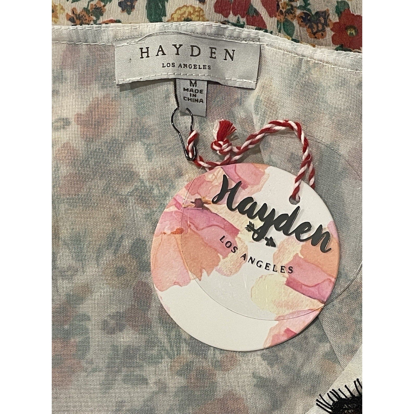 Hayden Floral Print Short Dress Size M NWT