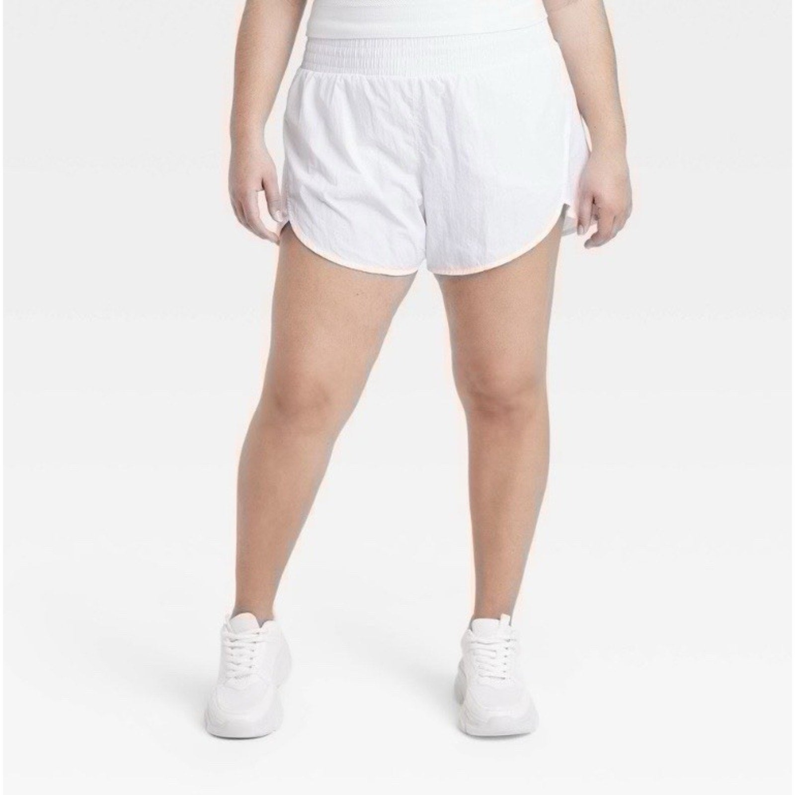 All In Motion White Women’s Athletic Shorts Size 4XL New