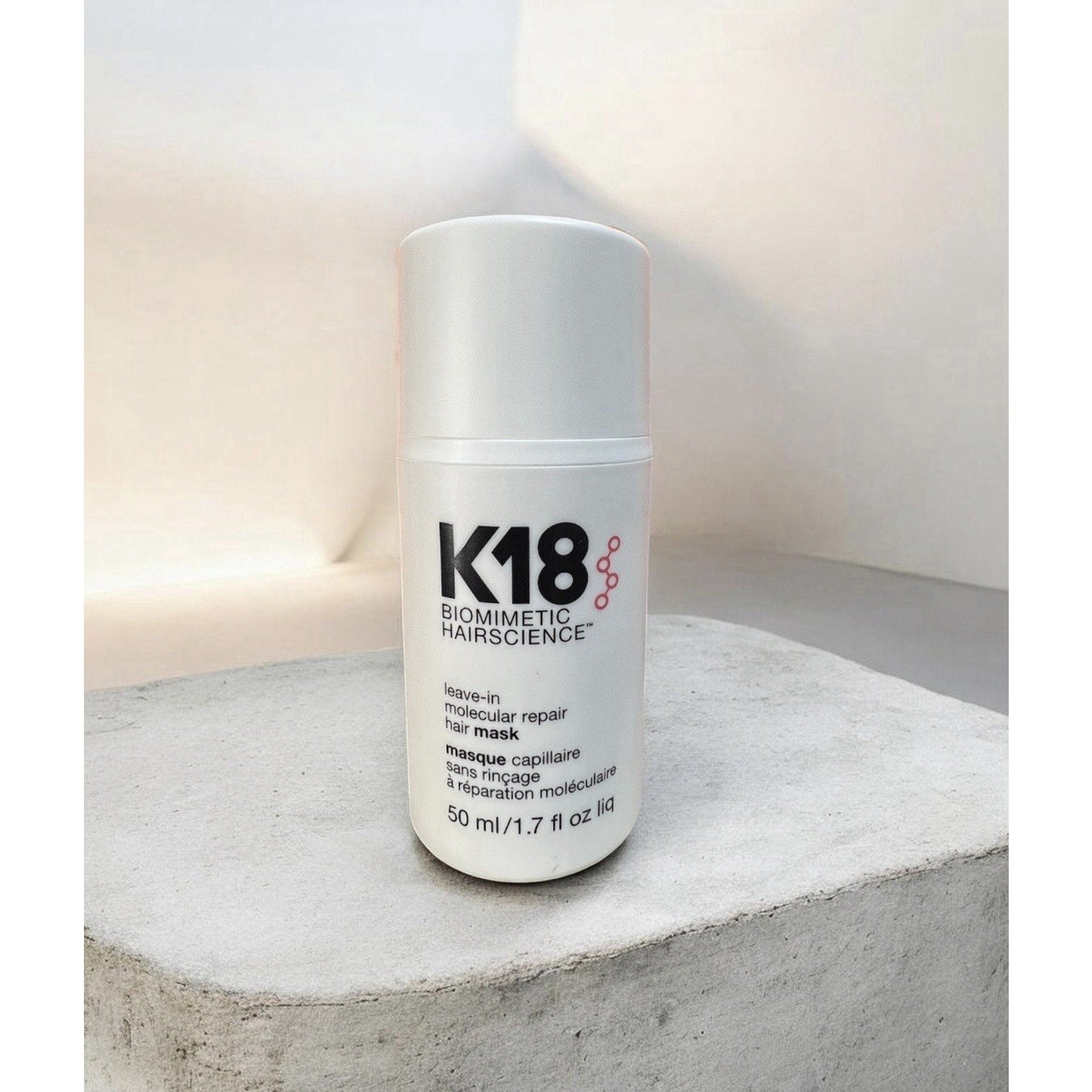 K18 Biomimetic Hairscience Leave-In Molecular Repair Hair Mask 1.7 Oz MSRP $75