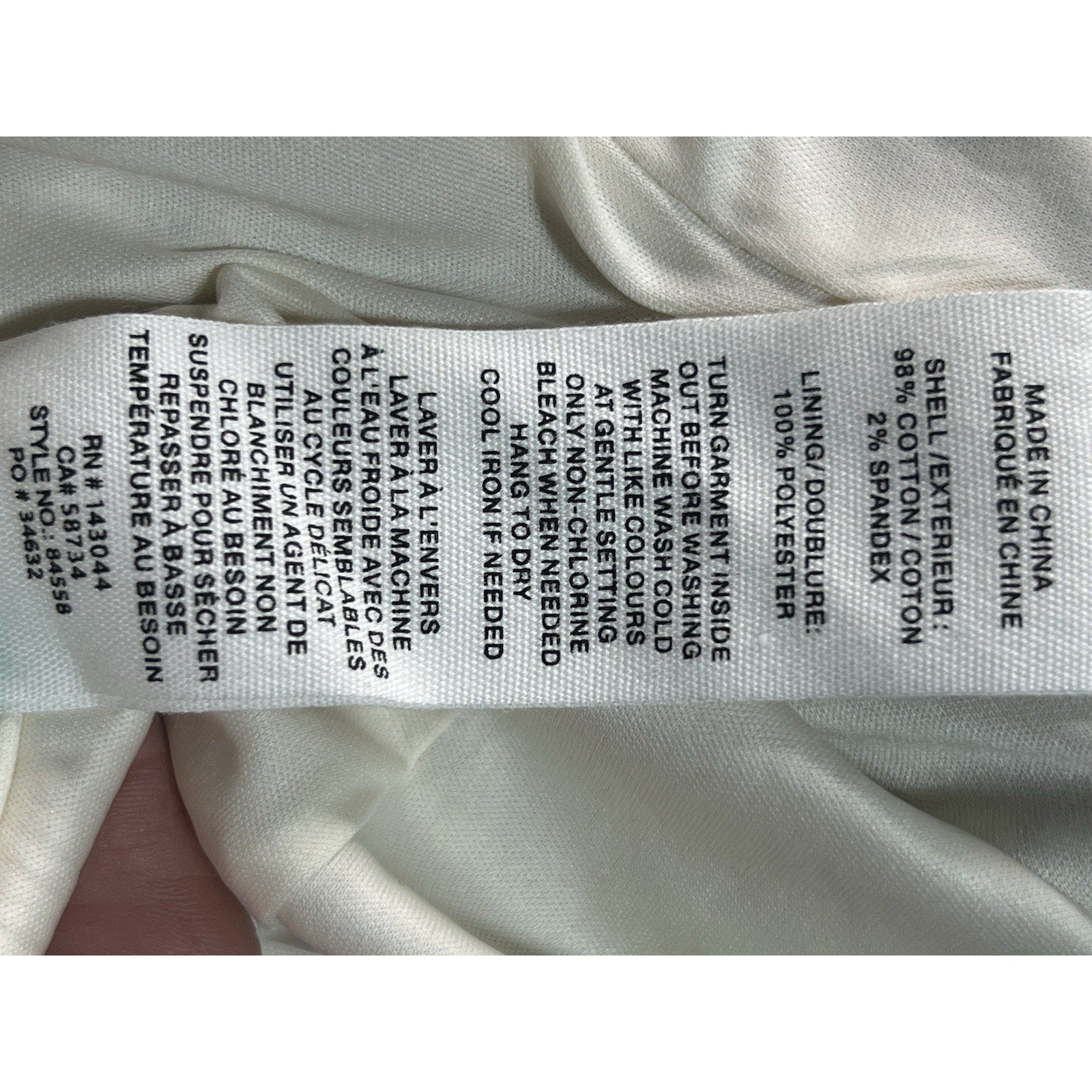 Avec Les Fillies Blue And White Dress Size 14 New $MSRP $158