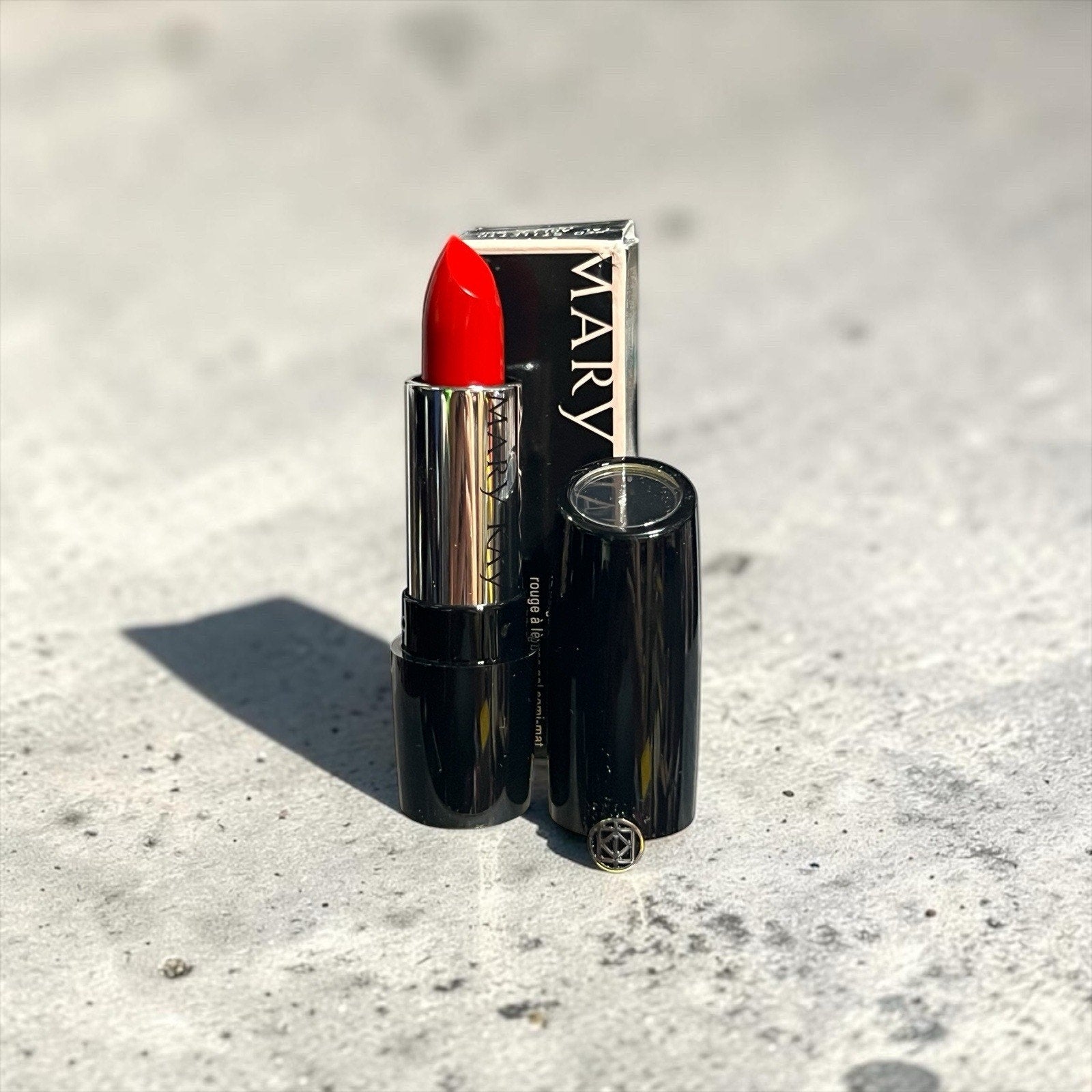 Mary Kay Gel Semi-Matte Lipstick Red Stiletto New