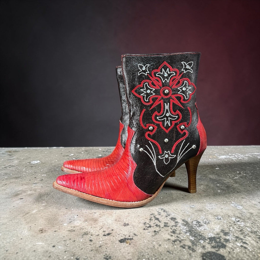 Camila Ted And Black Leather Boots 6.5