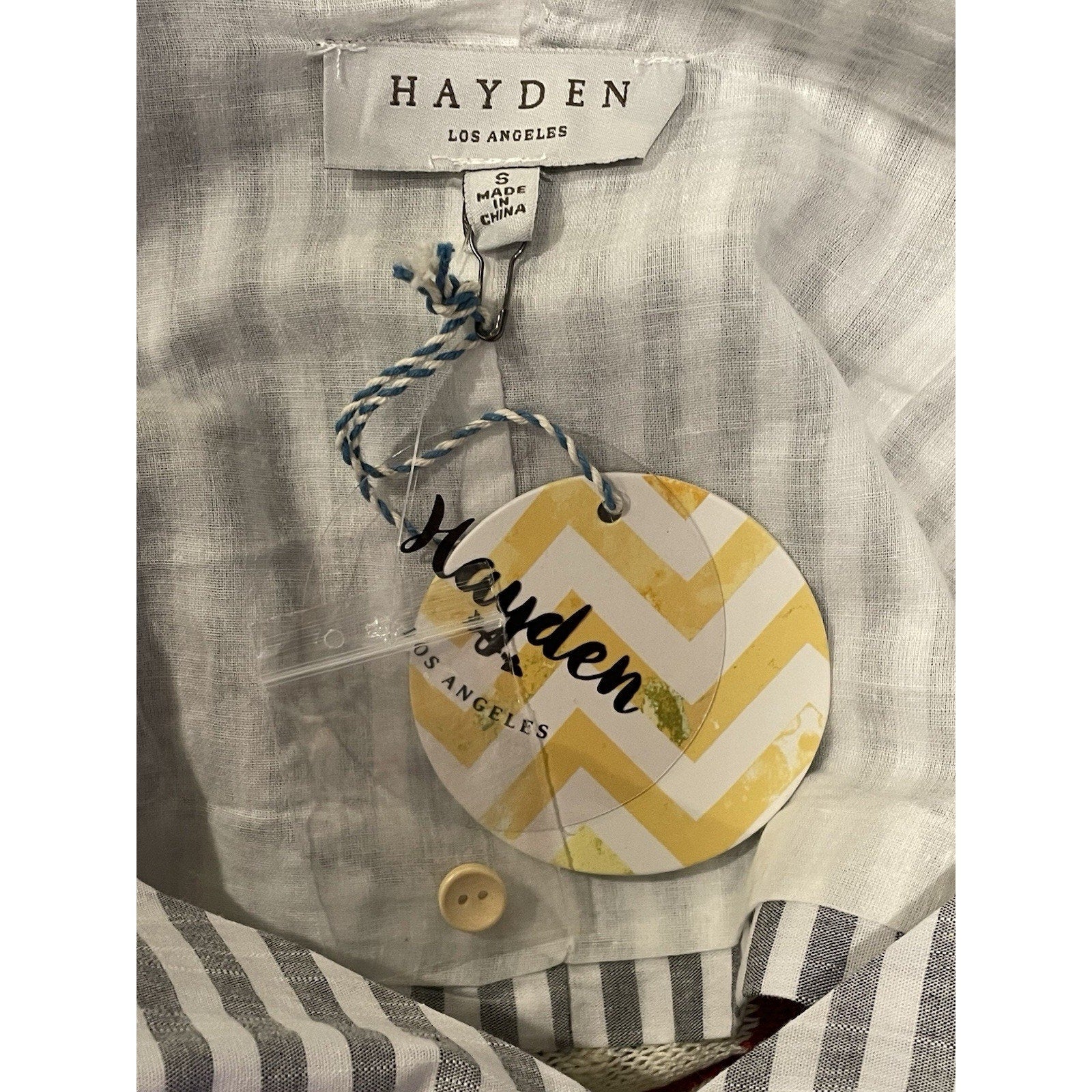 Hayden Small Cropped Hampton Stripe Tank - NWT