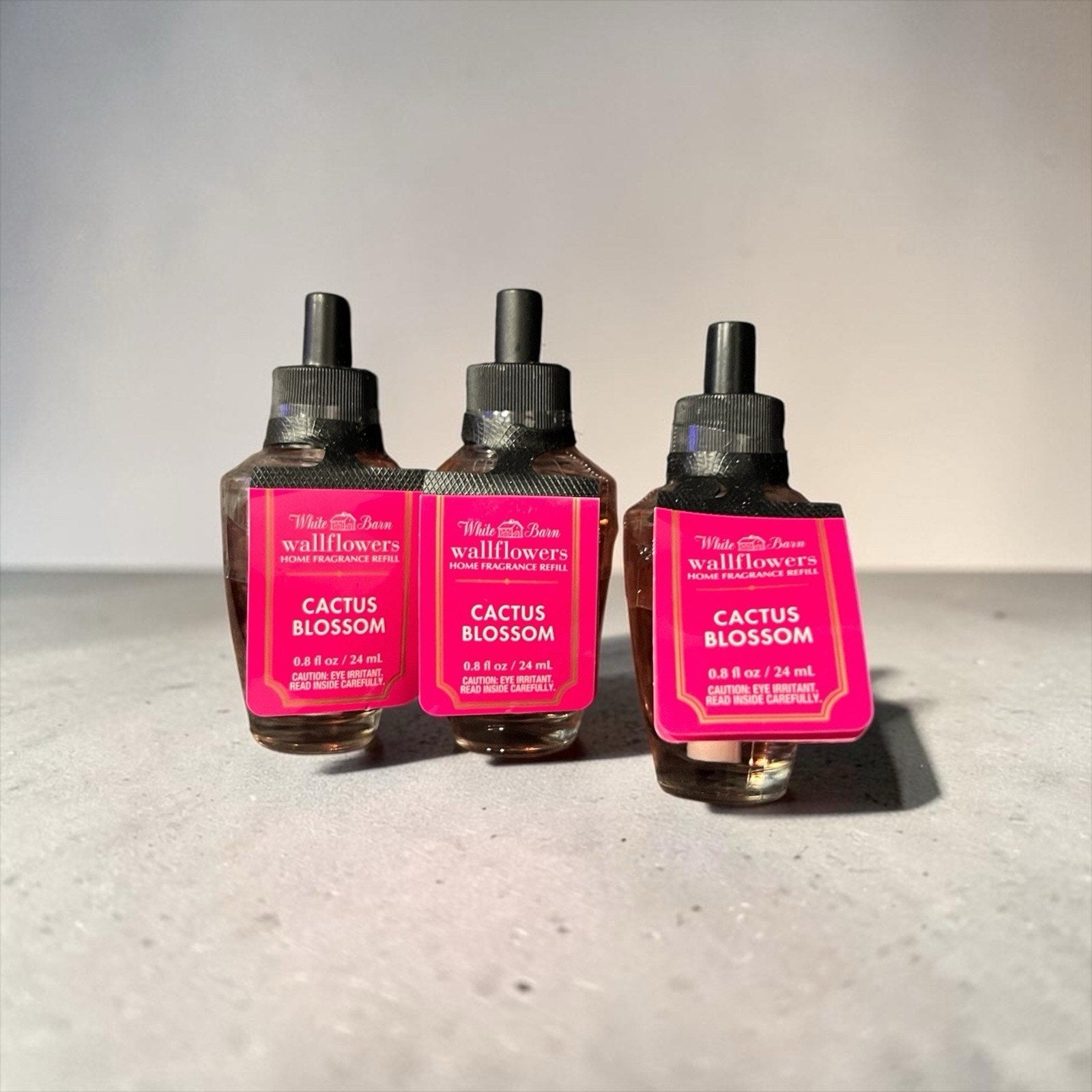 Bath & Body Works Cactus Blossom Wallflowers home fragrance refill Set Of 3 New