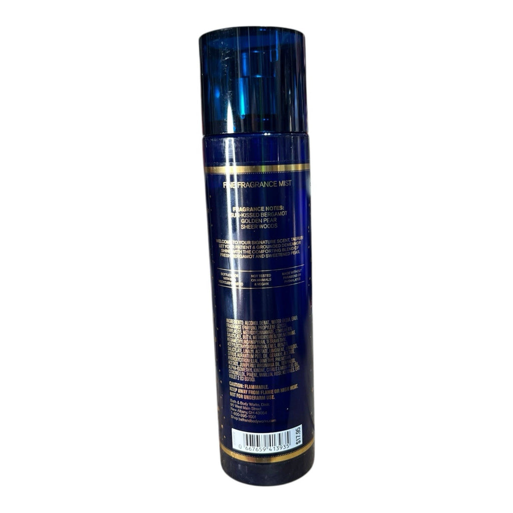 Bath & Body Works Taurus The Zodiac Collection Fine Fragrance Body Mist 8oz