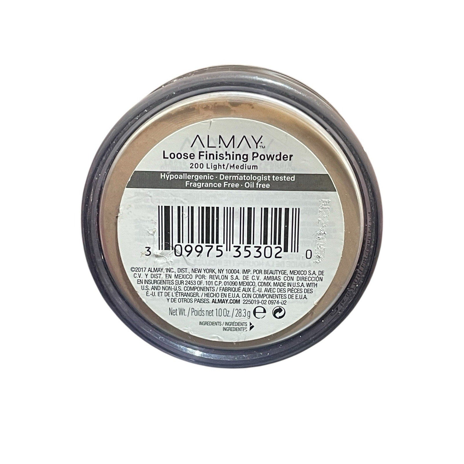 Almay No Shine All You Loose Finishing Powder Shade Light Medium