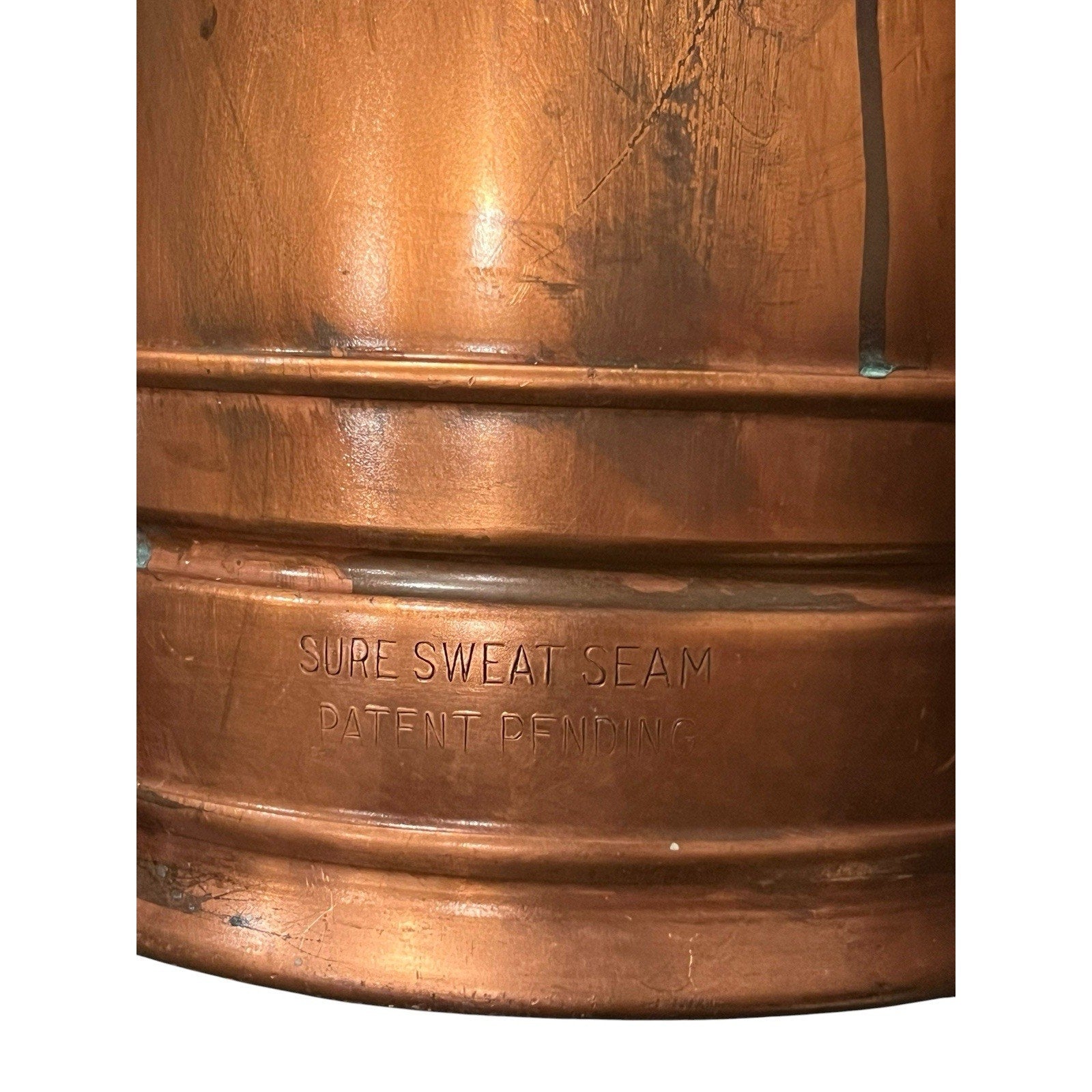 Red Star Vintage Copper / Brass Fire Extinguisher