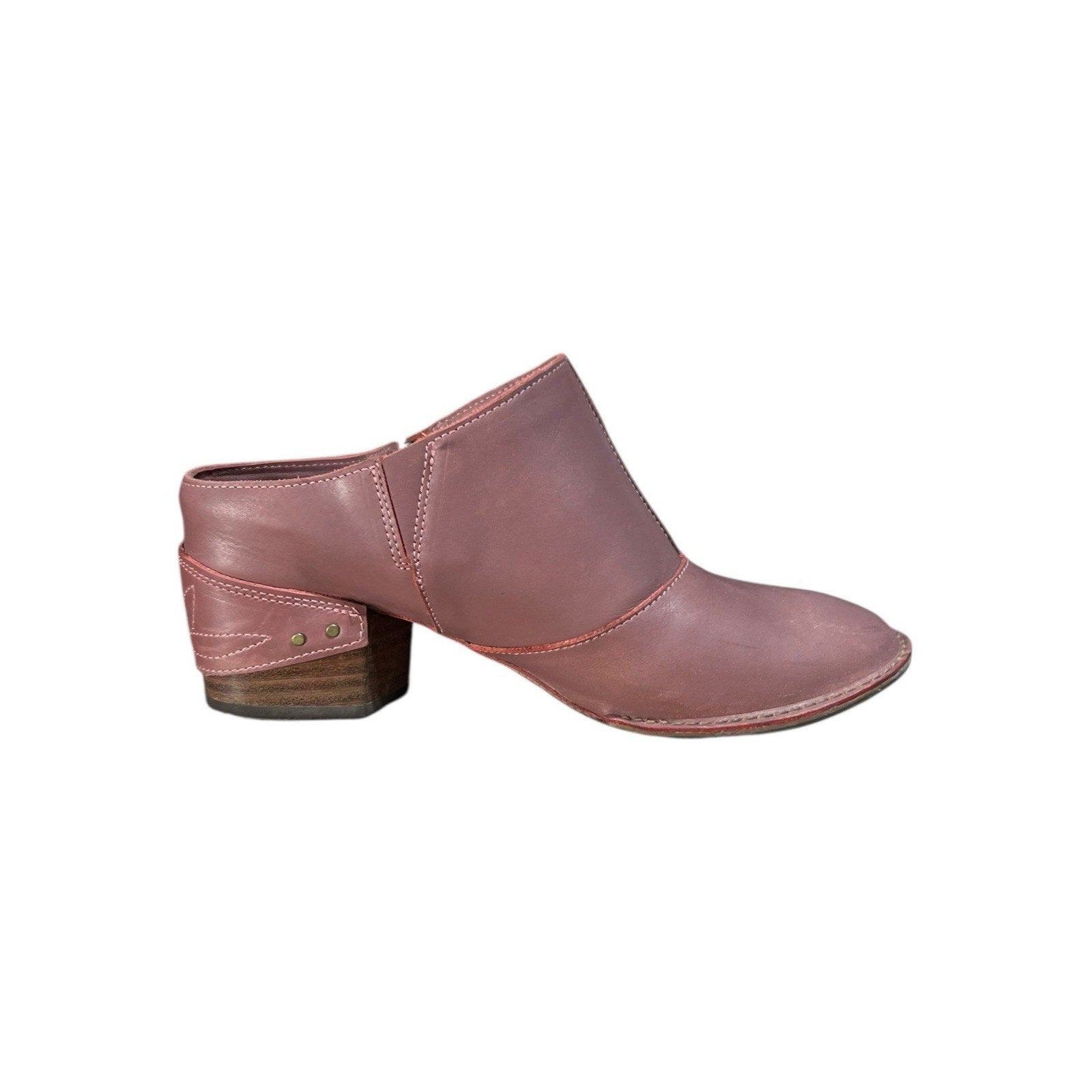 Sergio Tomani Laska Dusty Rose leather ankle boots Women’s Size EU 39 US 8