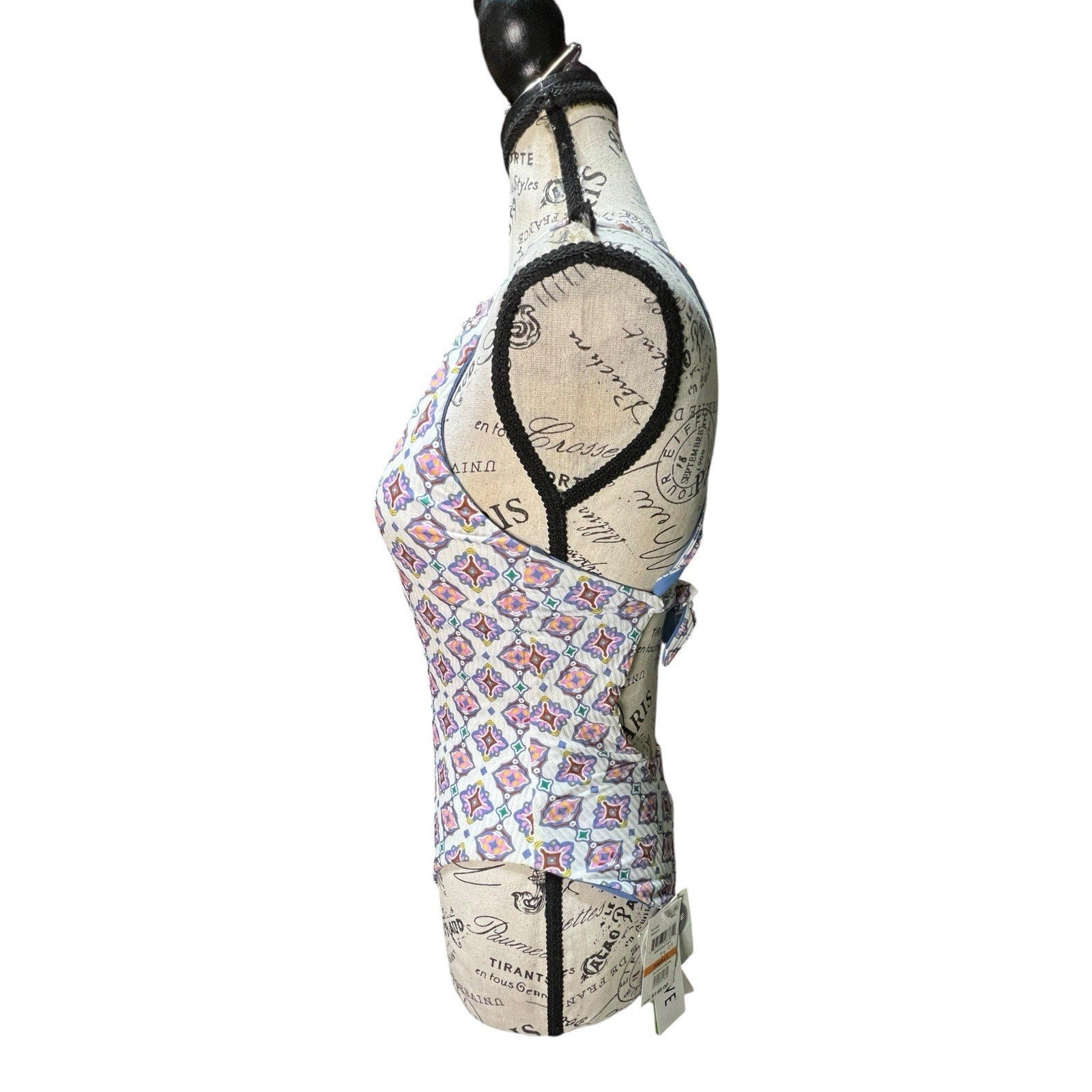 Becca by Rebecca Virtue Marrakesh Reversible Skylar Swimsuit Siz S NWT MSRP $148