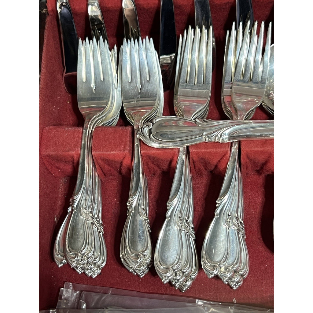 International Rhapsody Sterling Silver 94 Piece Silverware Set