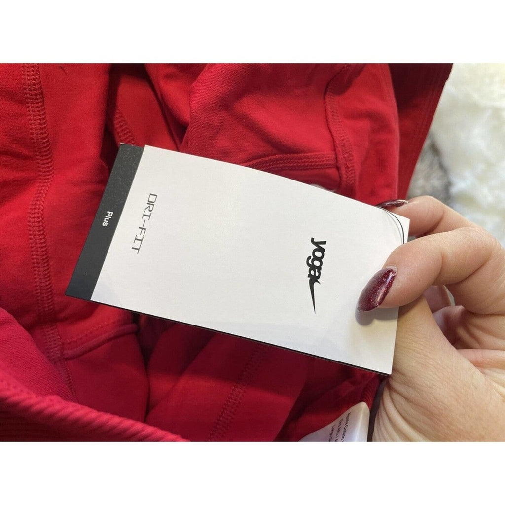 Nike Yoga Lux Red Leggings NWT MSRP $100 Women's Pant‎ Sixe 1X