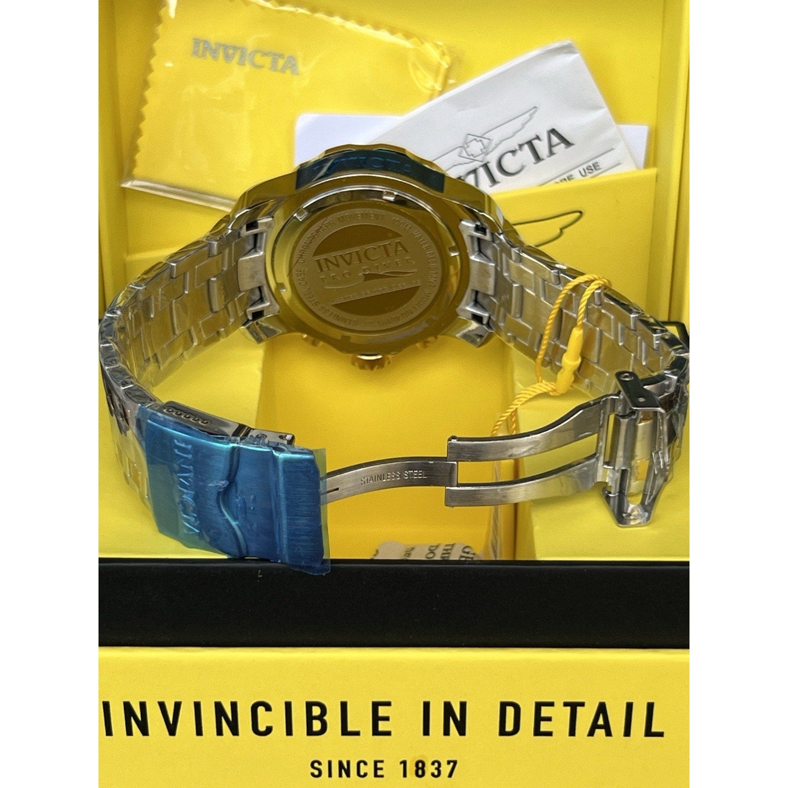 Invicta Pro Diver SCUBA watch, model 40191, features a striking green dial