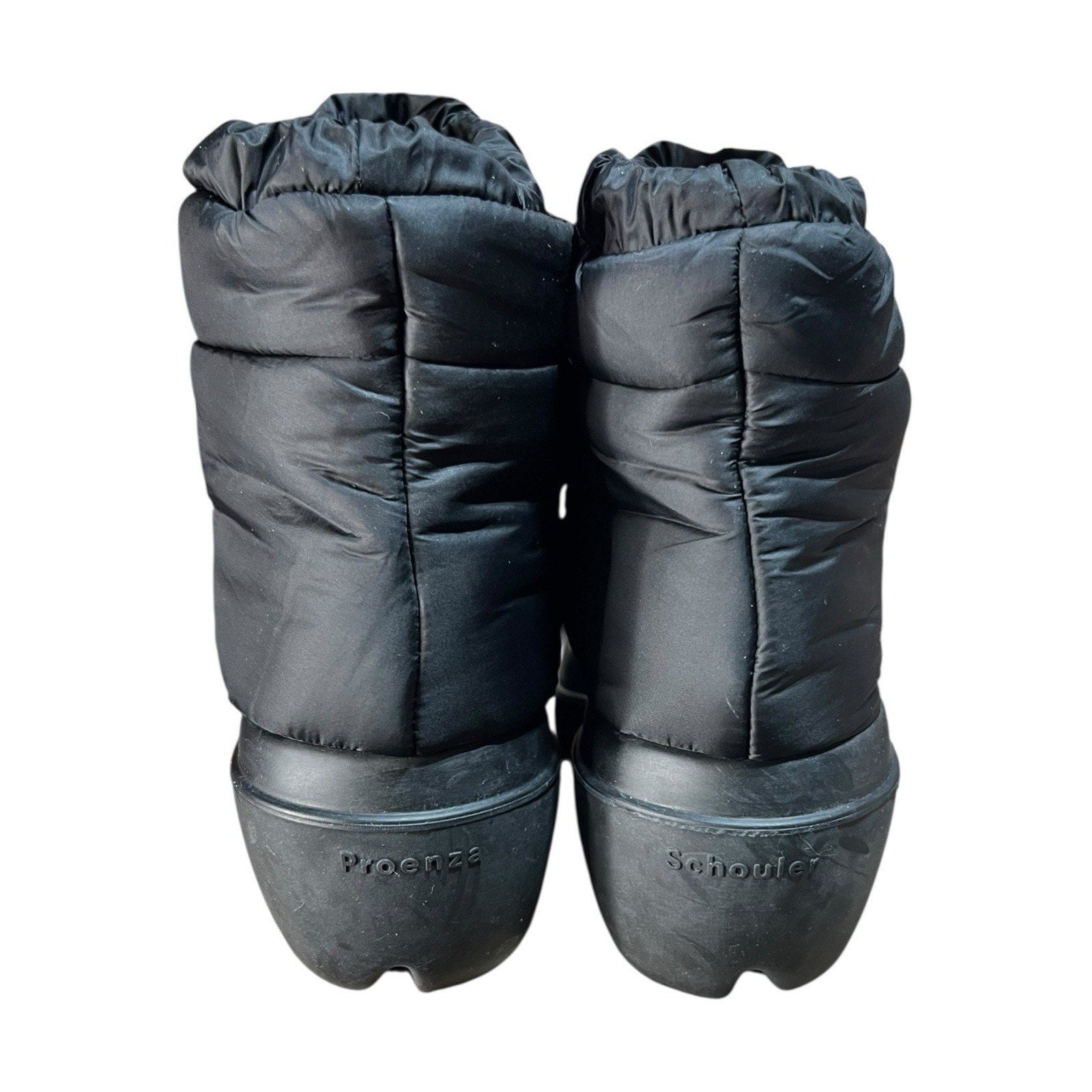 Proenza Schouler Black Storm Quilted Boots $795 MSRP See Description For Size