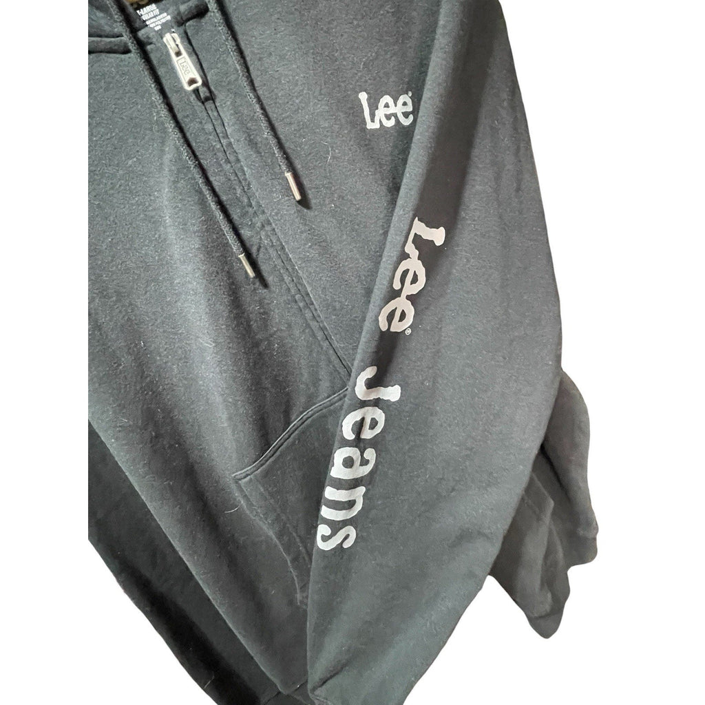 New With Tags Lee Full-Zip Black Hooded Sweater – Men’s XL