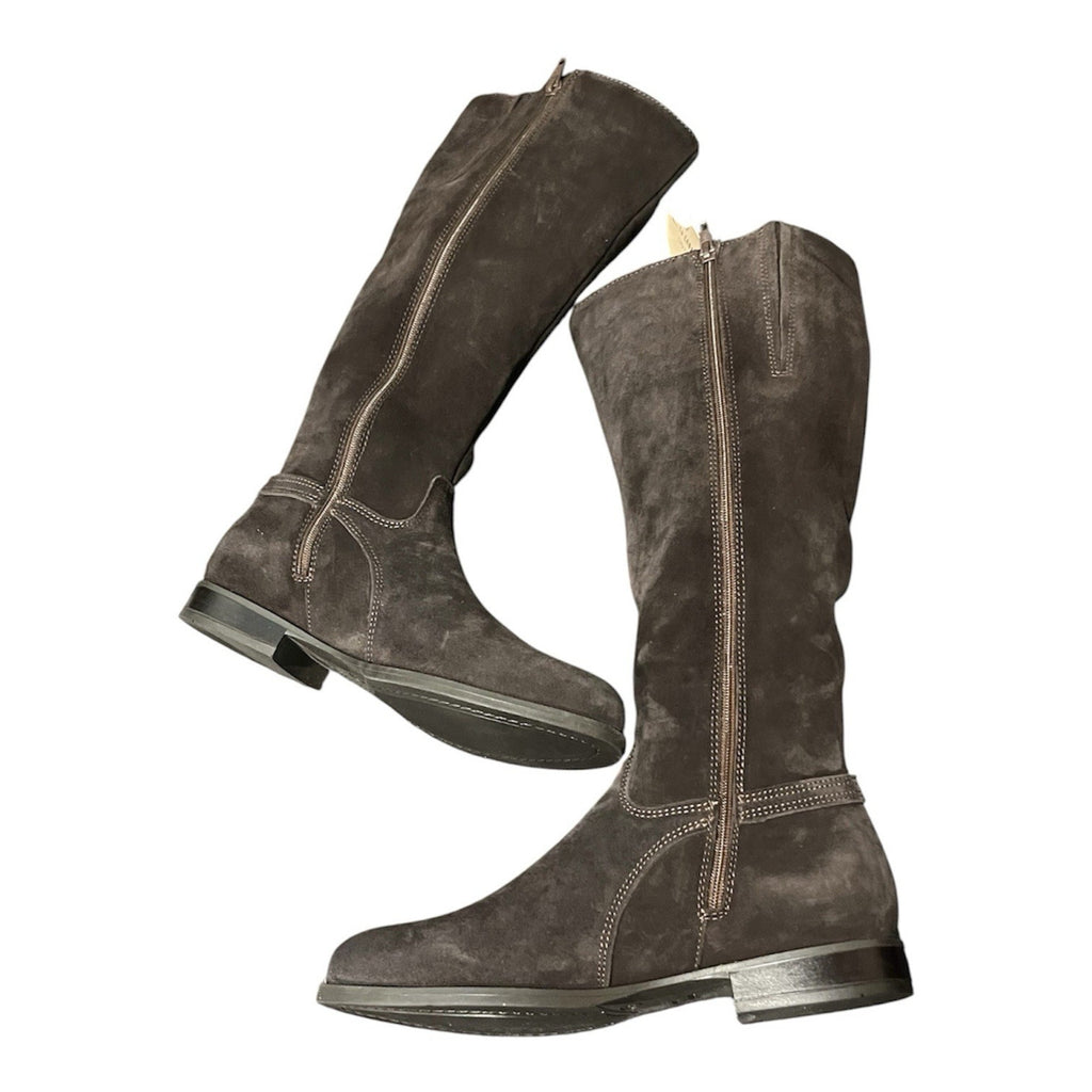 La Canadienne Gray Suede Riding Boot Women’s Size EU 38 US 7