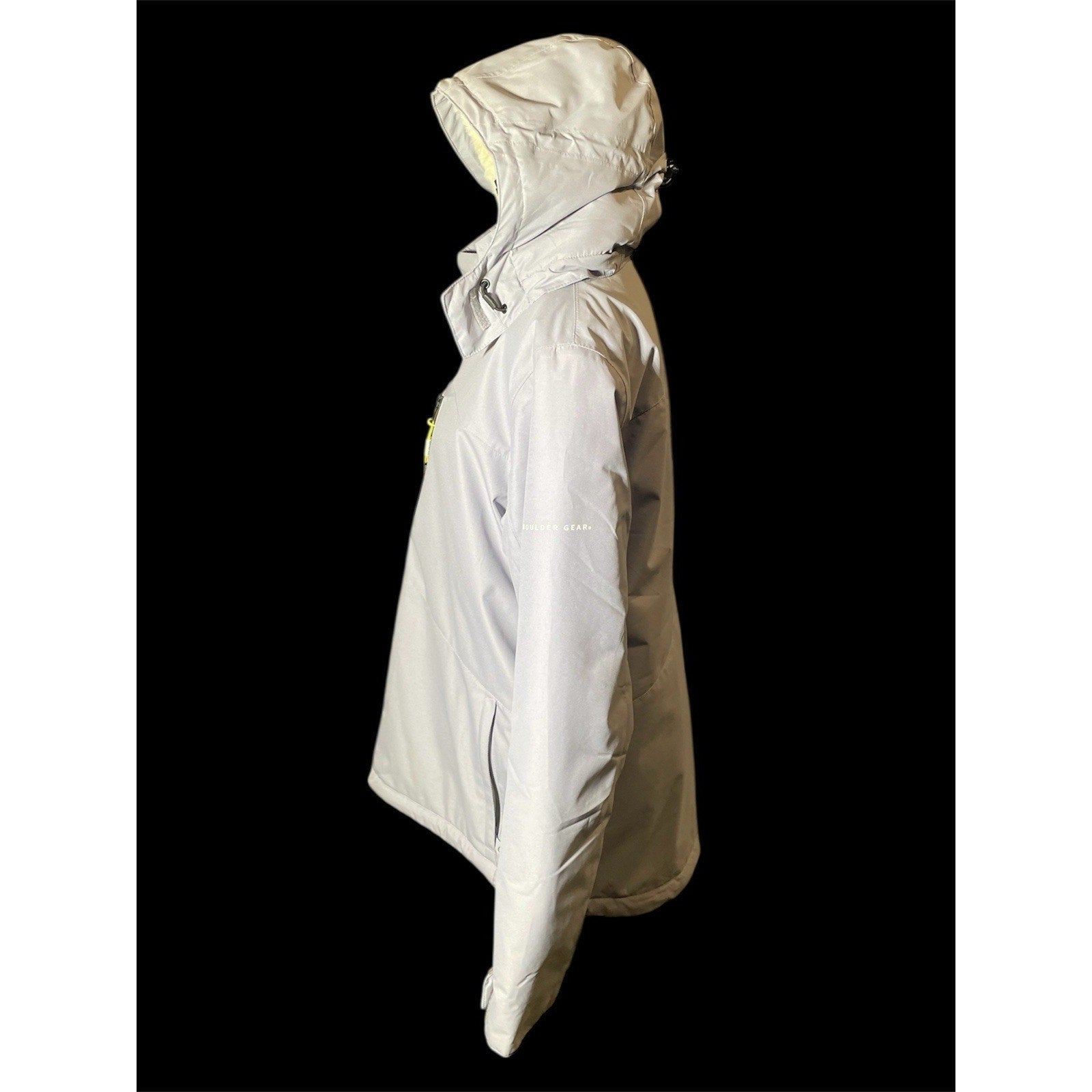 Boulder Gear Womens Lavender Snowboard Jacket Soft Sherpa Hood Lined Snow Ready
