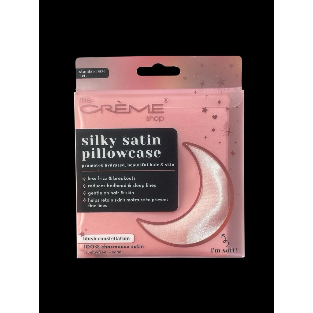 The Crème Shop Silky Satin Pillow Case New In Box