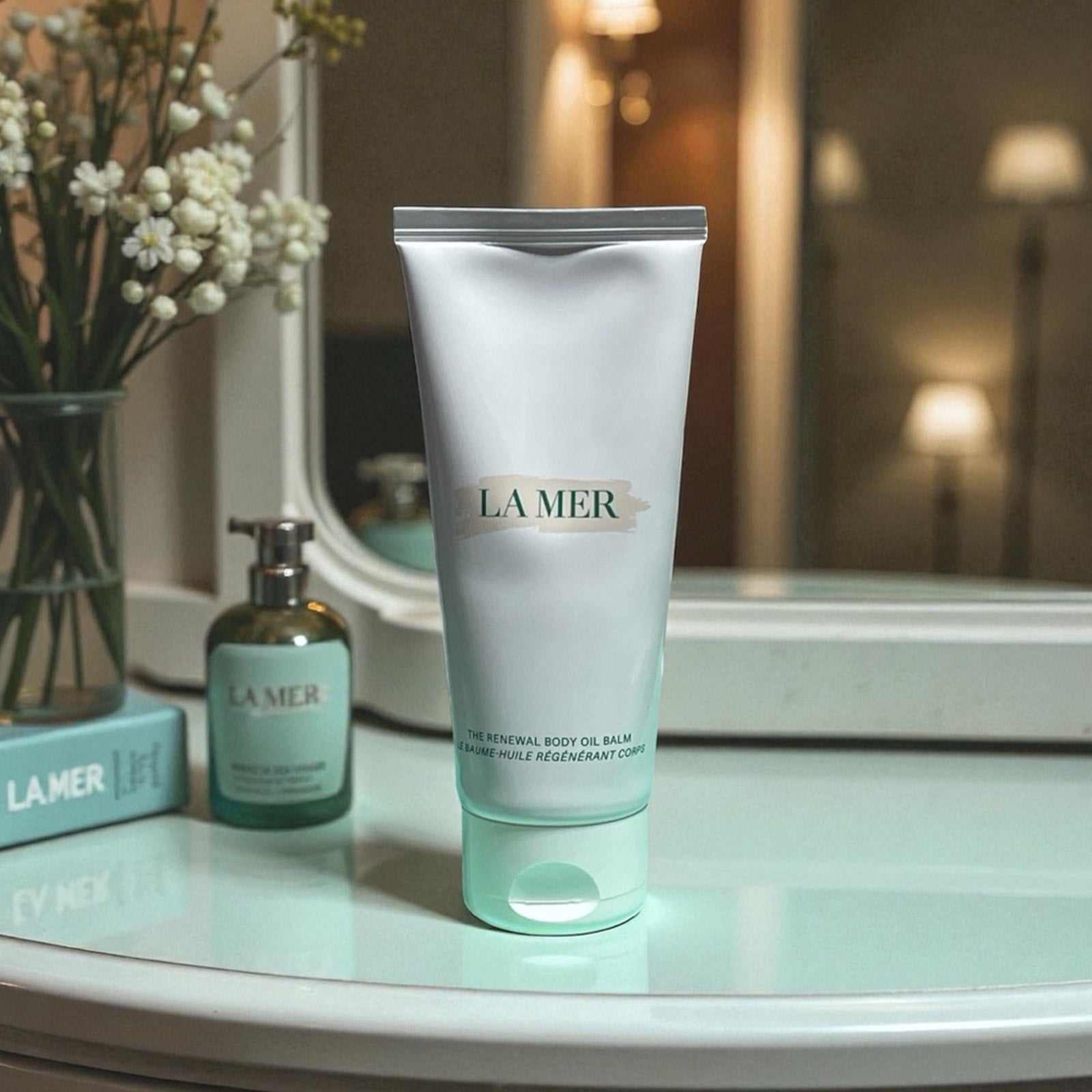 La Mer Silver and Mint Body Balm 6.7 oz New $230 MSRP
