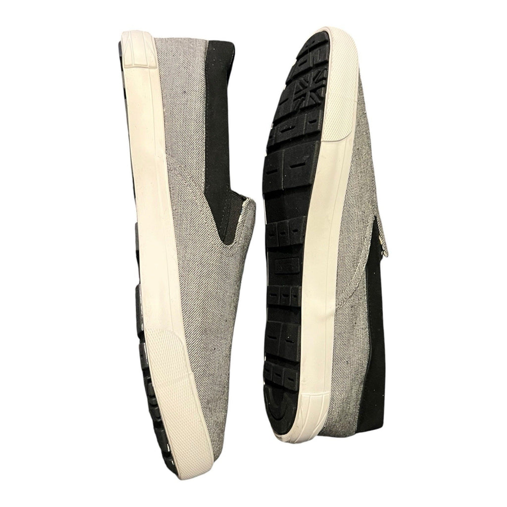 Ben Sherman Men's Percy Slip-On Sneakers Gray Canvas Men’s Size 13