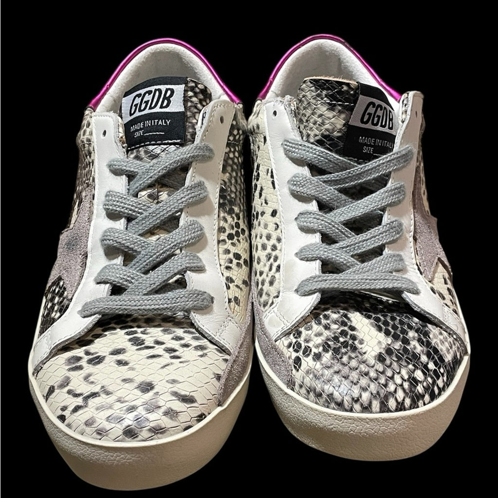 Golden Goose GGDB Superstar Snake Print sneakers , Women’s Shoe Size 9 EU40