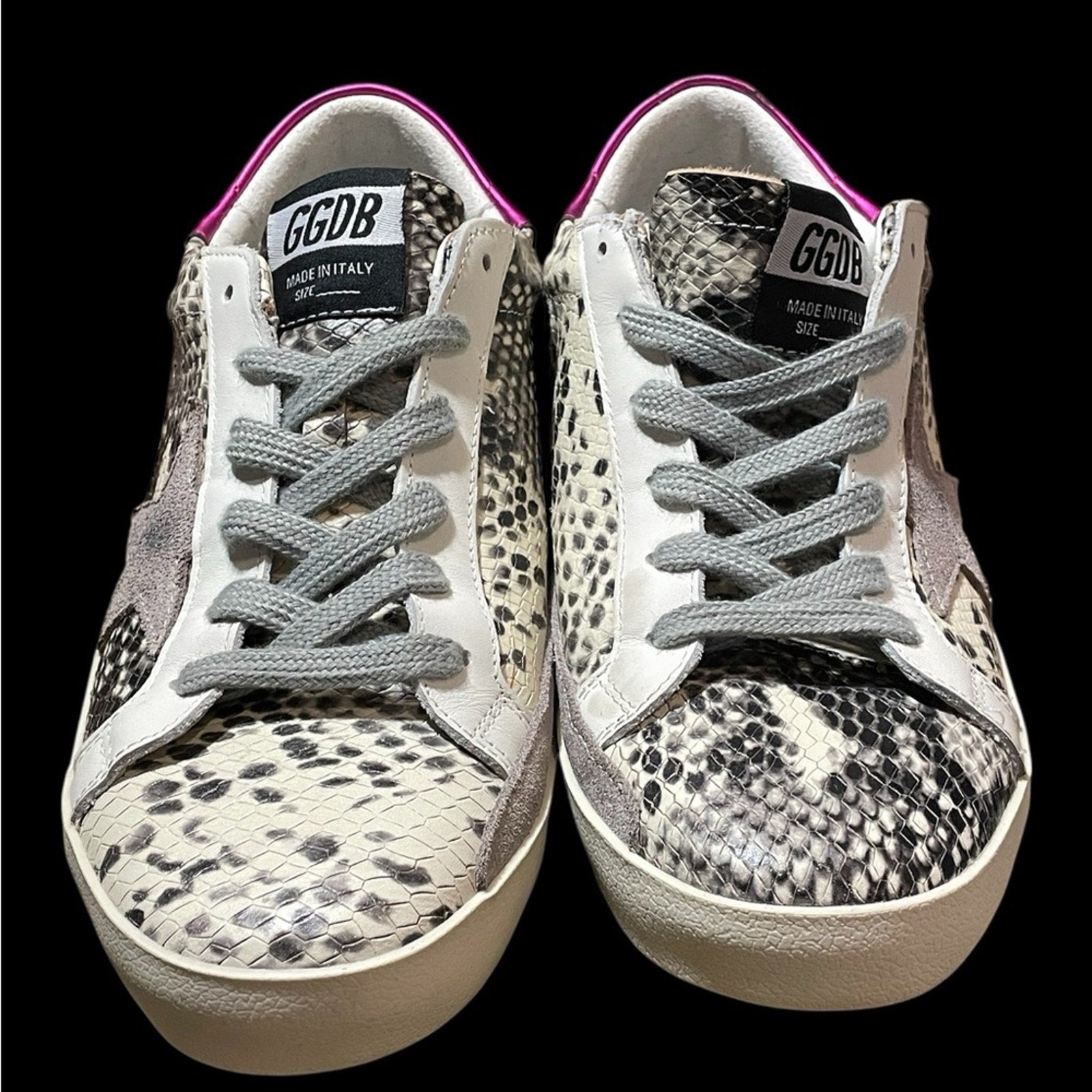 Golden Goose GGDB Superstar Snake Print sneakers , Women’s Shoe Size 9 EU40