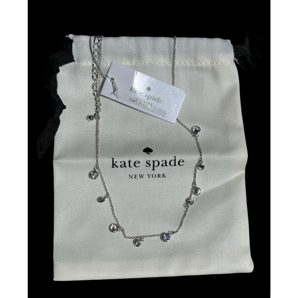 Kate Spade New Your Cubic Zirconia Full Circle Necklace New
