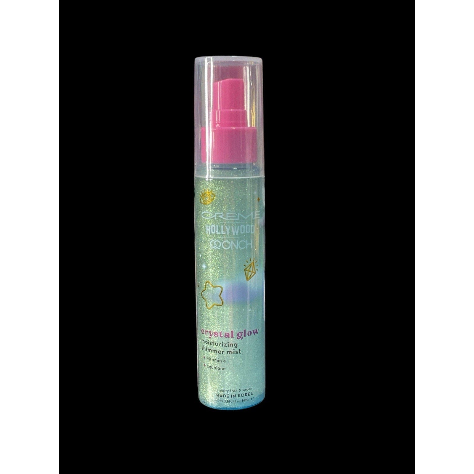 The Creme Shop Hollywood Minch Crystal Glow Soosturizing Shimmer Mist New