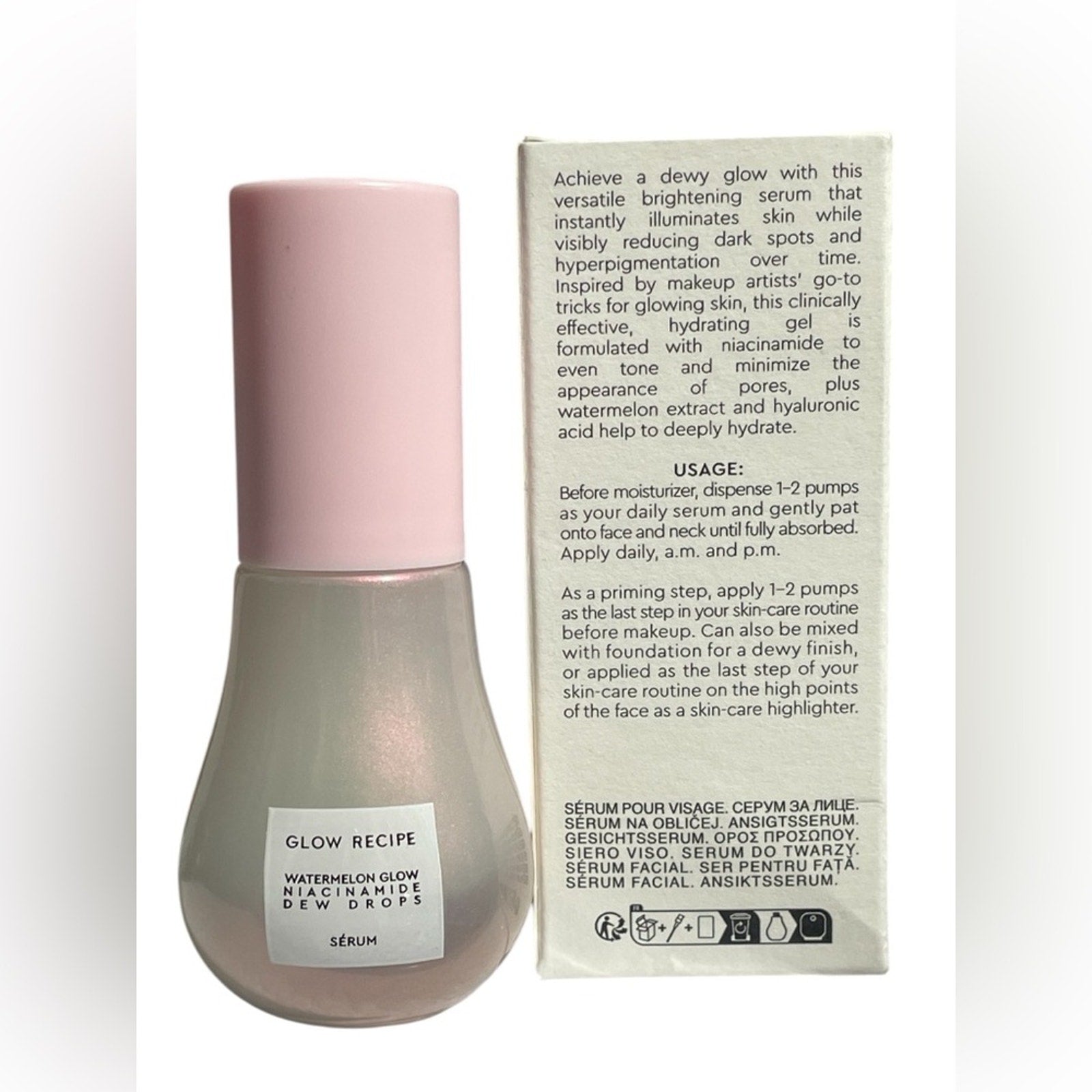 Glow Recipe Watermelon Glow Niacinamide Dew Drops - 15 ml NIB