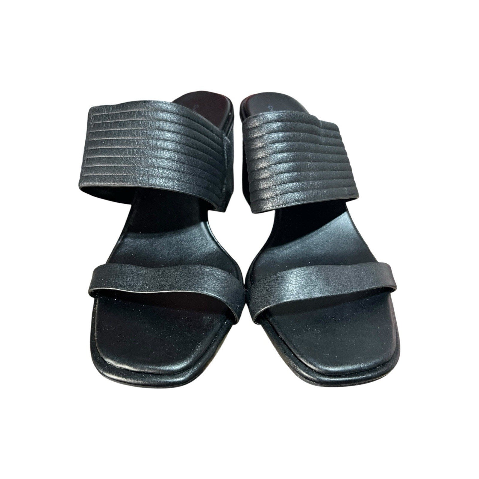 Caslon Lamia slide sandals in black Eomens Shoe Size 12M