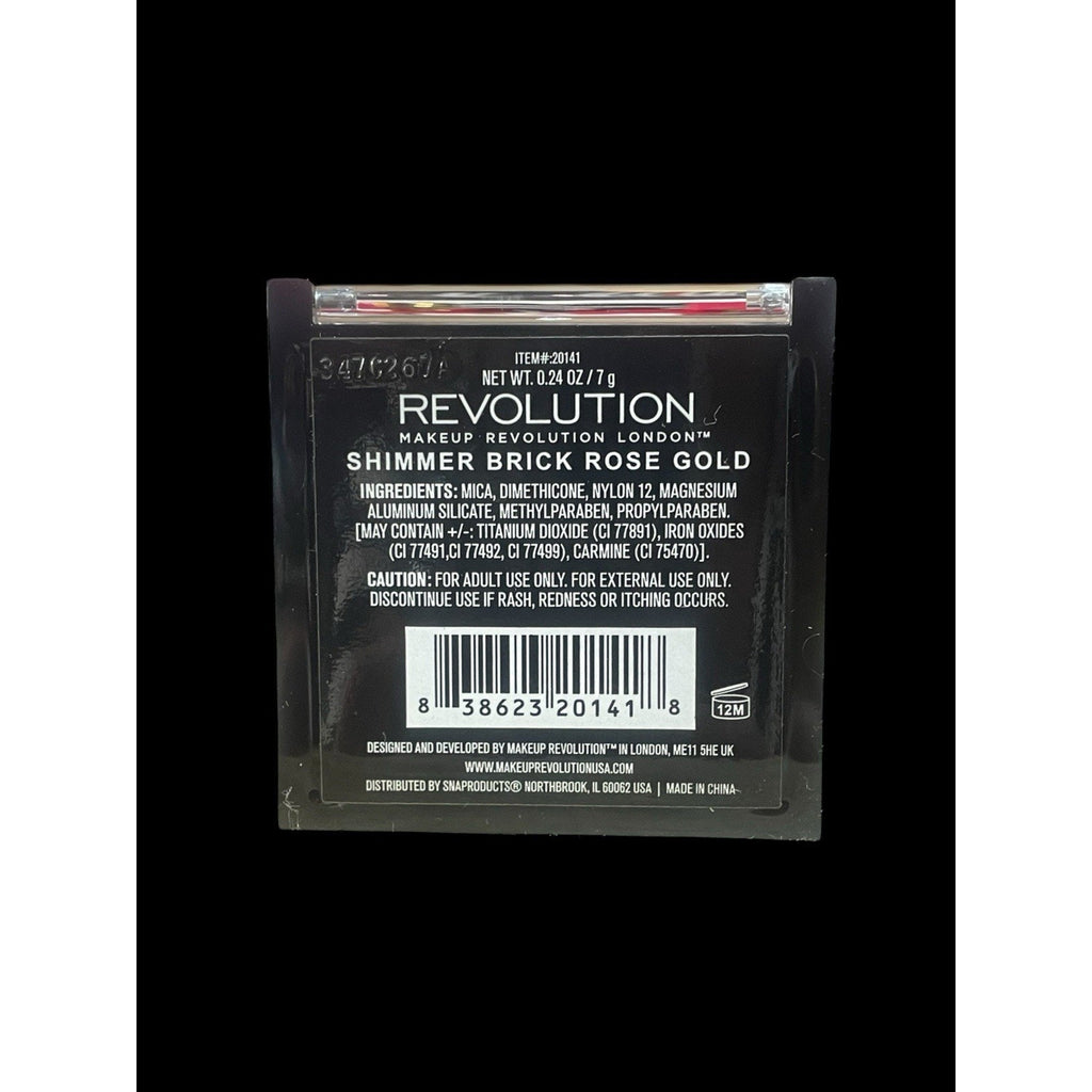 Revolution London Shimmer Brick Rose Gold Highlighter New