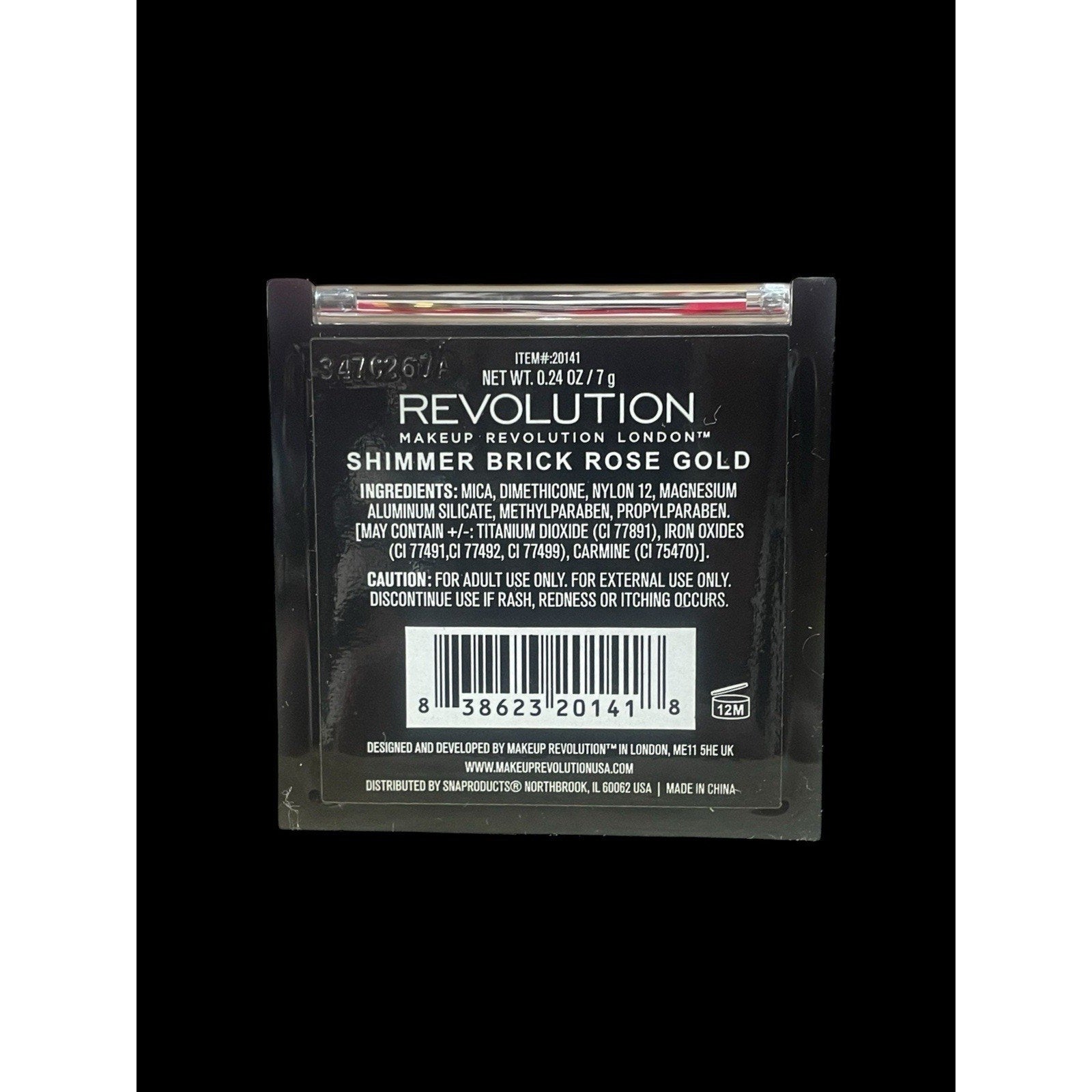 Revolution London Shimmer Brick Rose Gold Highlighter New