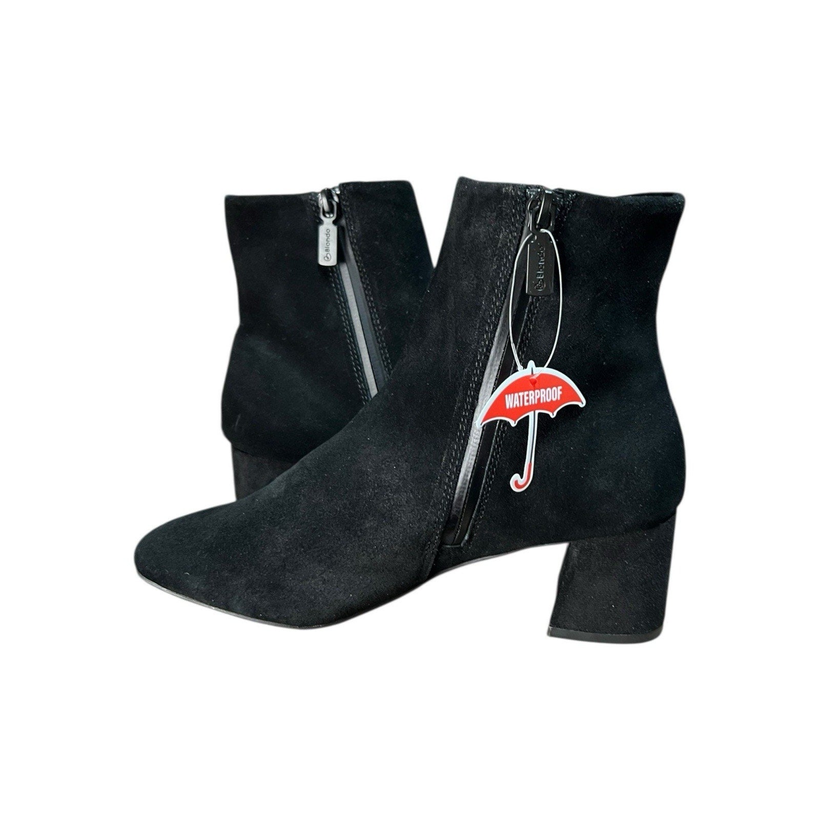 Blondo Alida Waterproof Bootie Black Suede Women’s Shoe Size 6.5