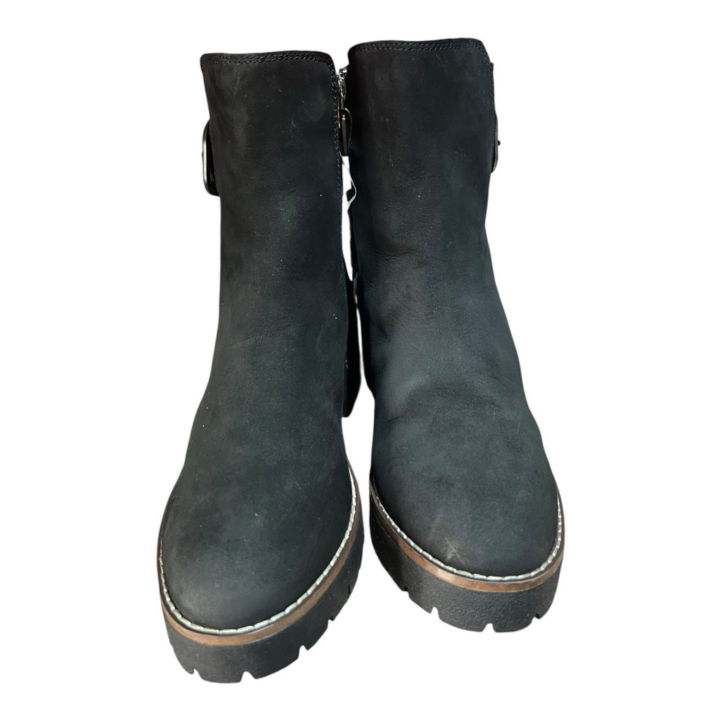 Blondo Dahlia waterproof bootie Black Suede Women’s Size 7.5 M