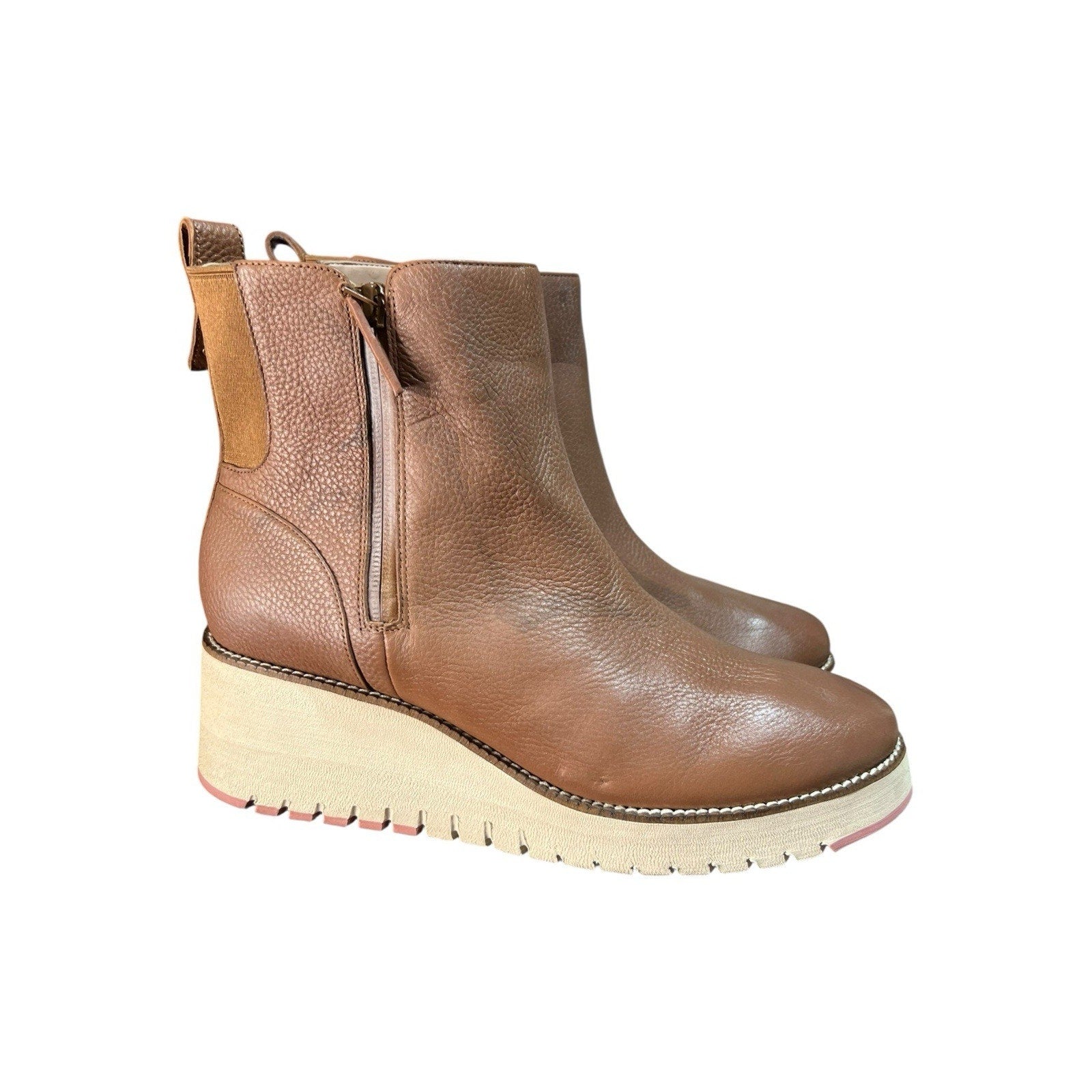 Cole Haan Zero grand City Tan Ankle Bootie Womens Shoe Size 11B