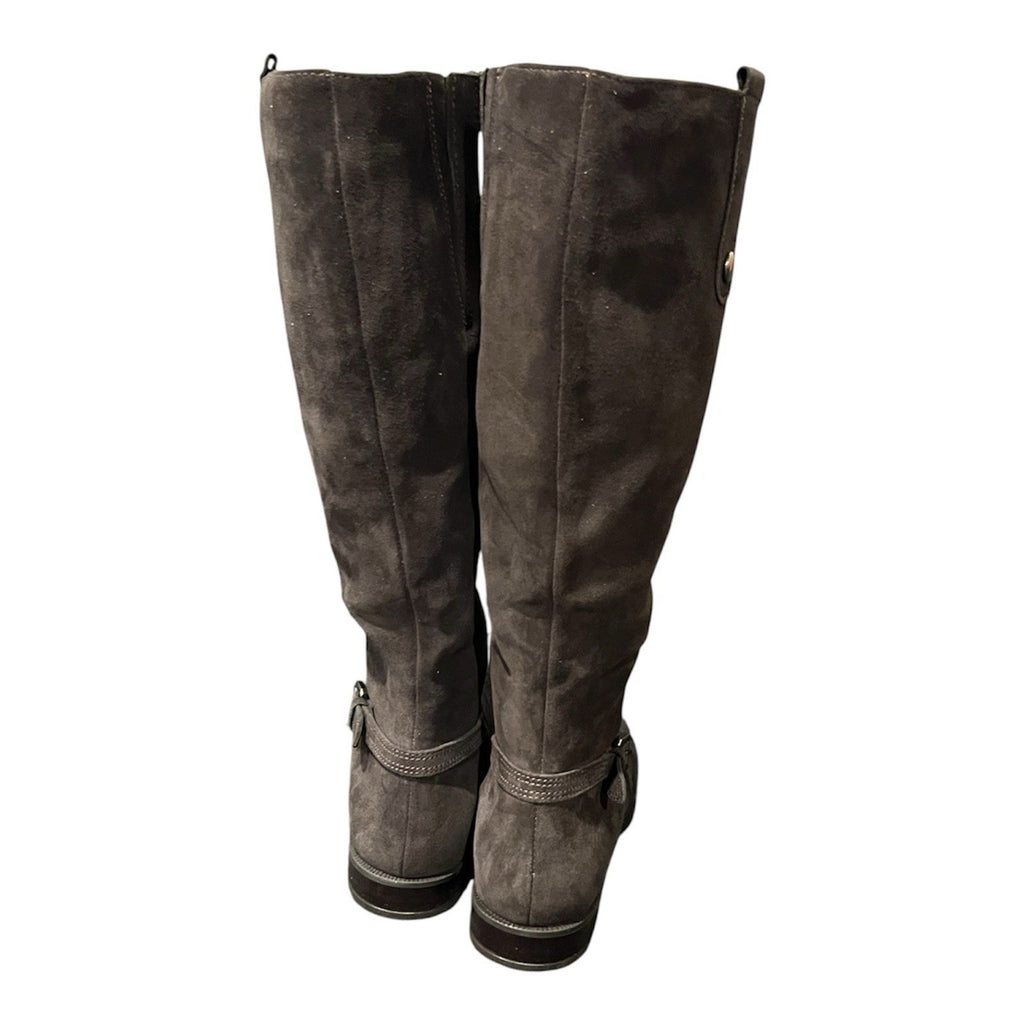 La Canadienne Gray Suede Riding Boot Women’s Size EU 38 US 7