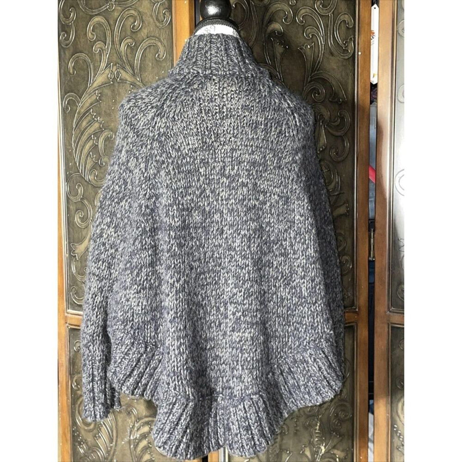 Michael Kors Alpaca Blend Knit Cardigan Full Zip Sweater jacket Womens's Size XS
