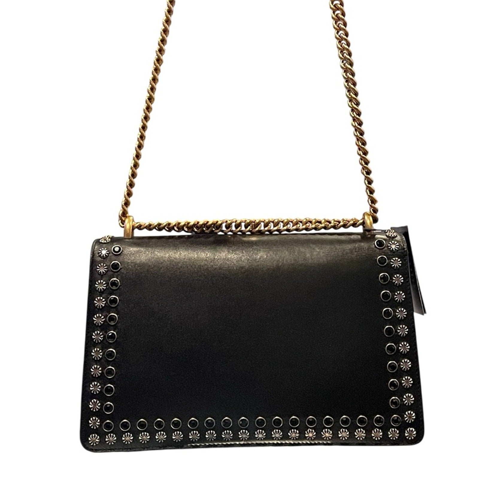Gucci Dionysus Studded Small Shoulder Bag in Black COA IS INCLUDED and Dust bag